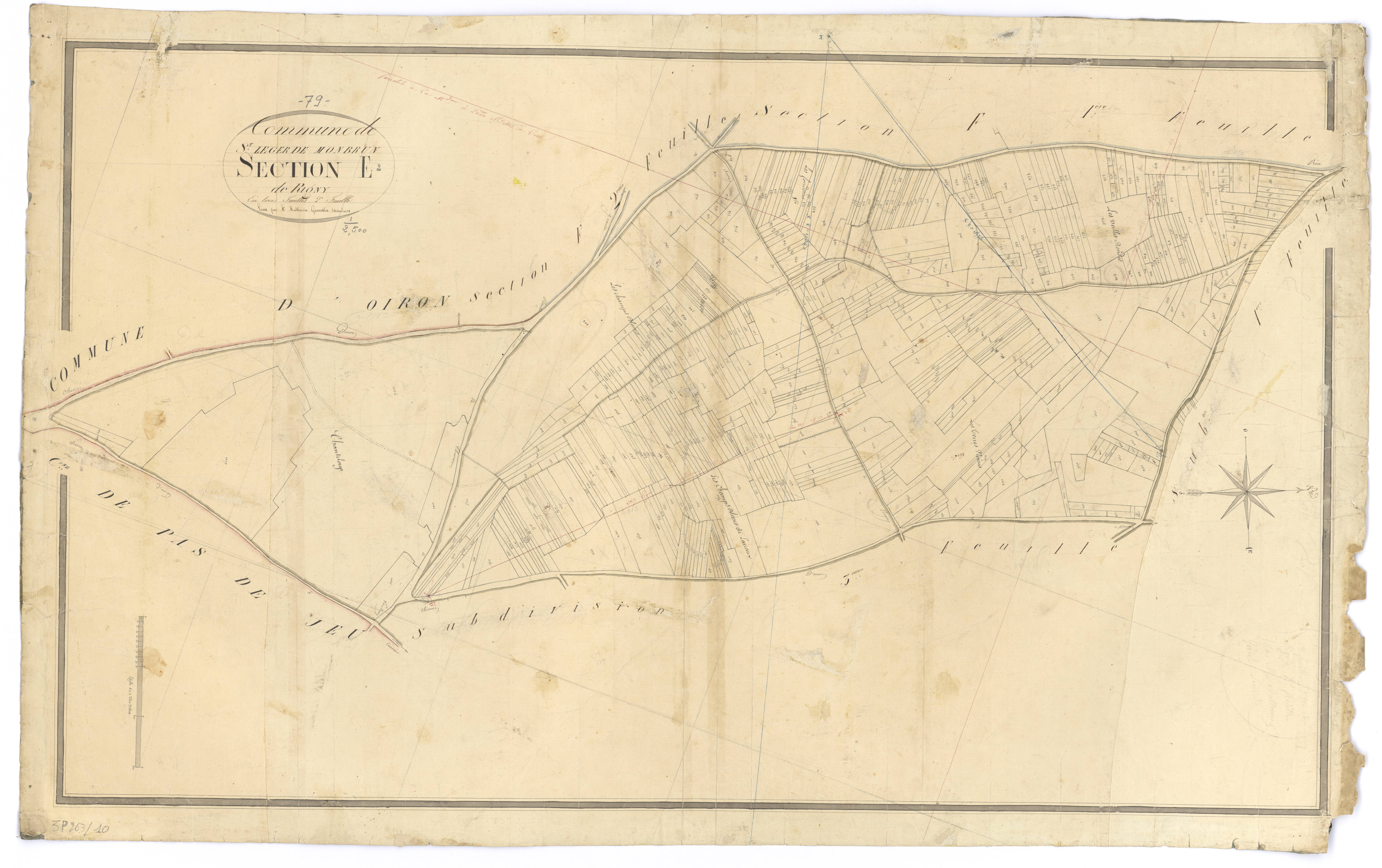 Saint-Léger-de-Montbrun - FRAD079_CADASTRE_NAPOLEONIEN Section E2 dite de Rigny