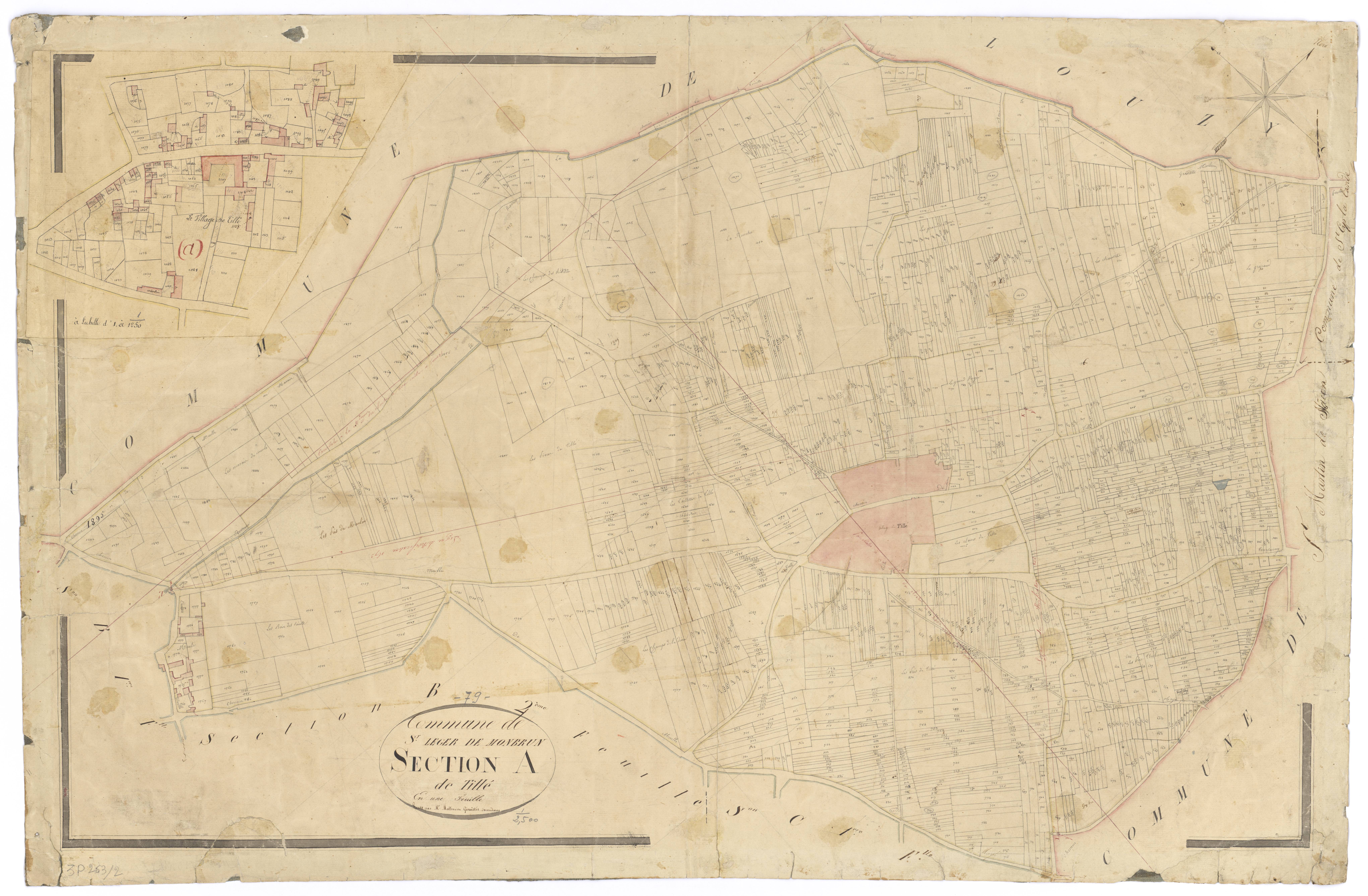 Saint-Léger-de-Montbrun - FRAD079_CADASTRE_NAPOLEONIEN Section A dite de Tillé