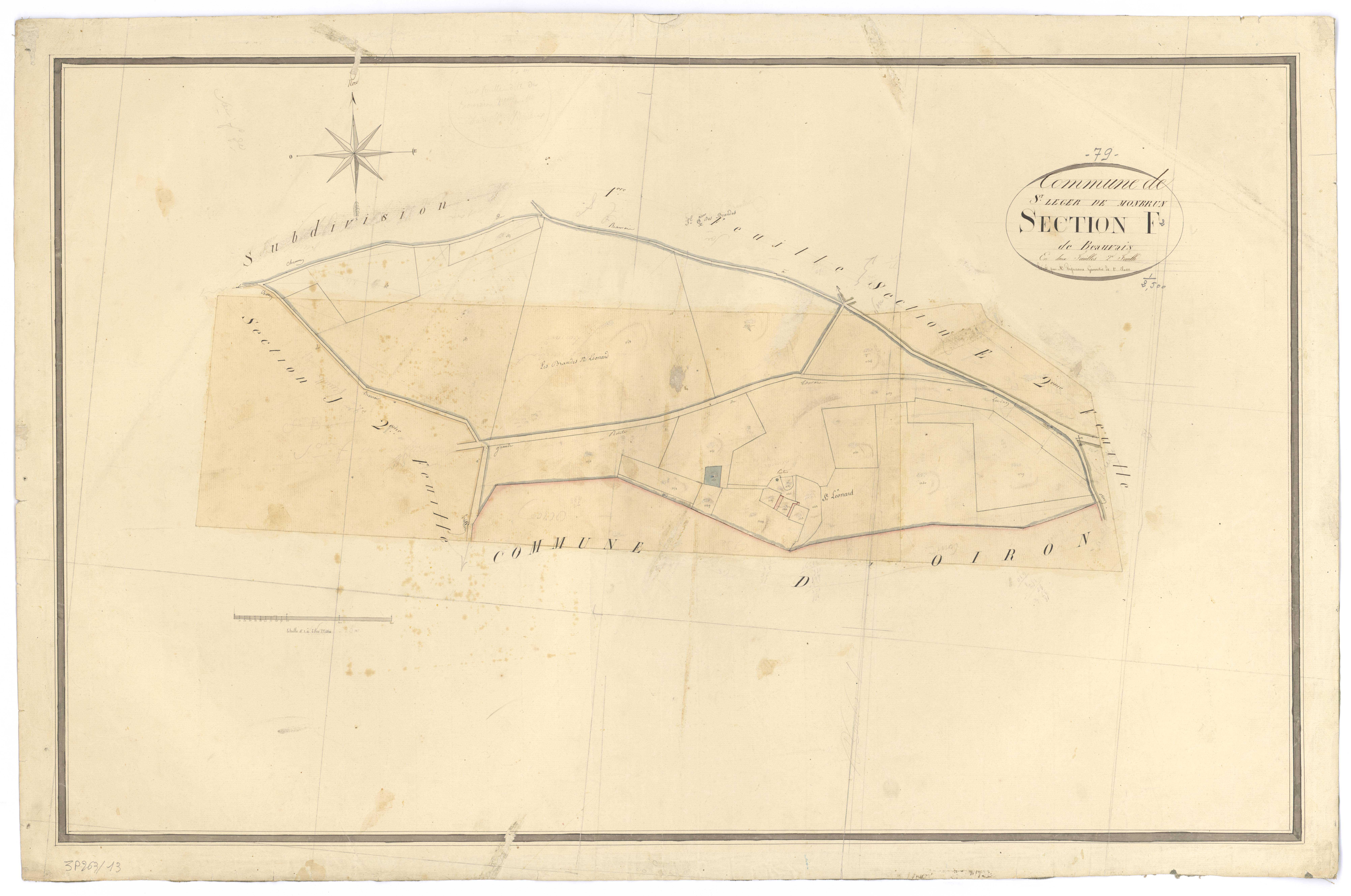 Saint-Léger-de-Montbrun - FRAD079_CADASTRE_NAPOLEONIEN Section F2 dite de Beauvais