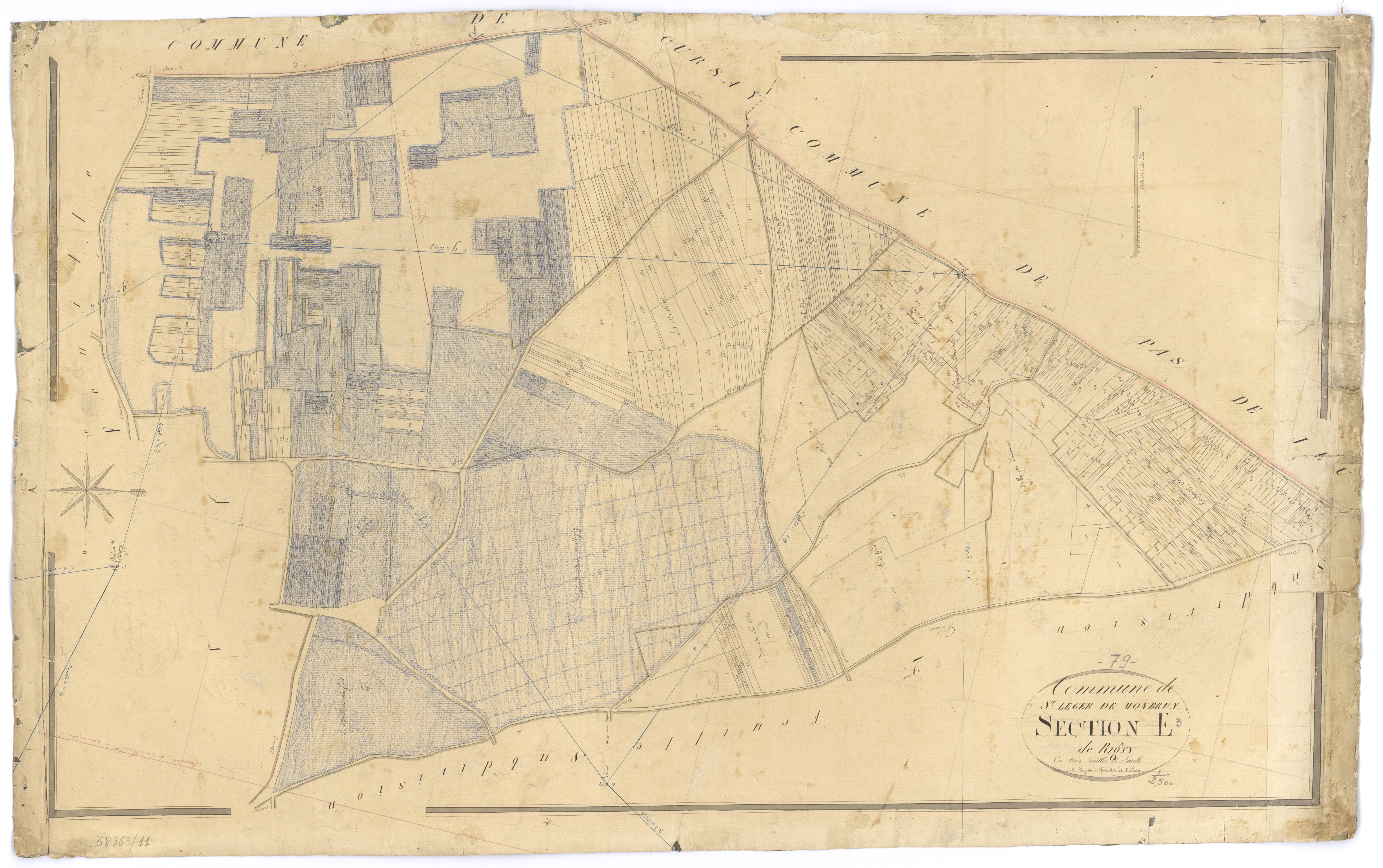 Saint-Léger-de-Montbrun - FRAD079_CADASTRE_NAPOLEONIEN Section E3 dite de Rigny