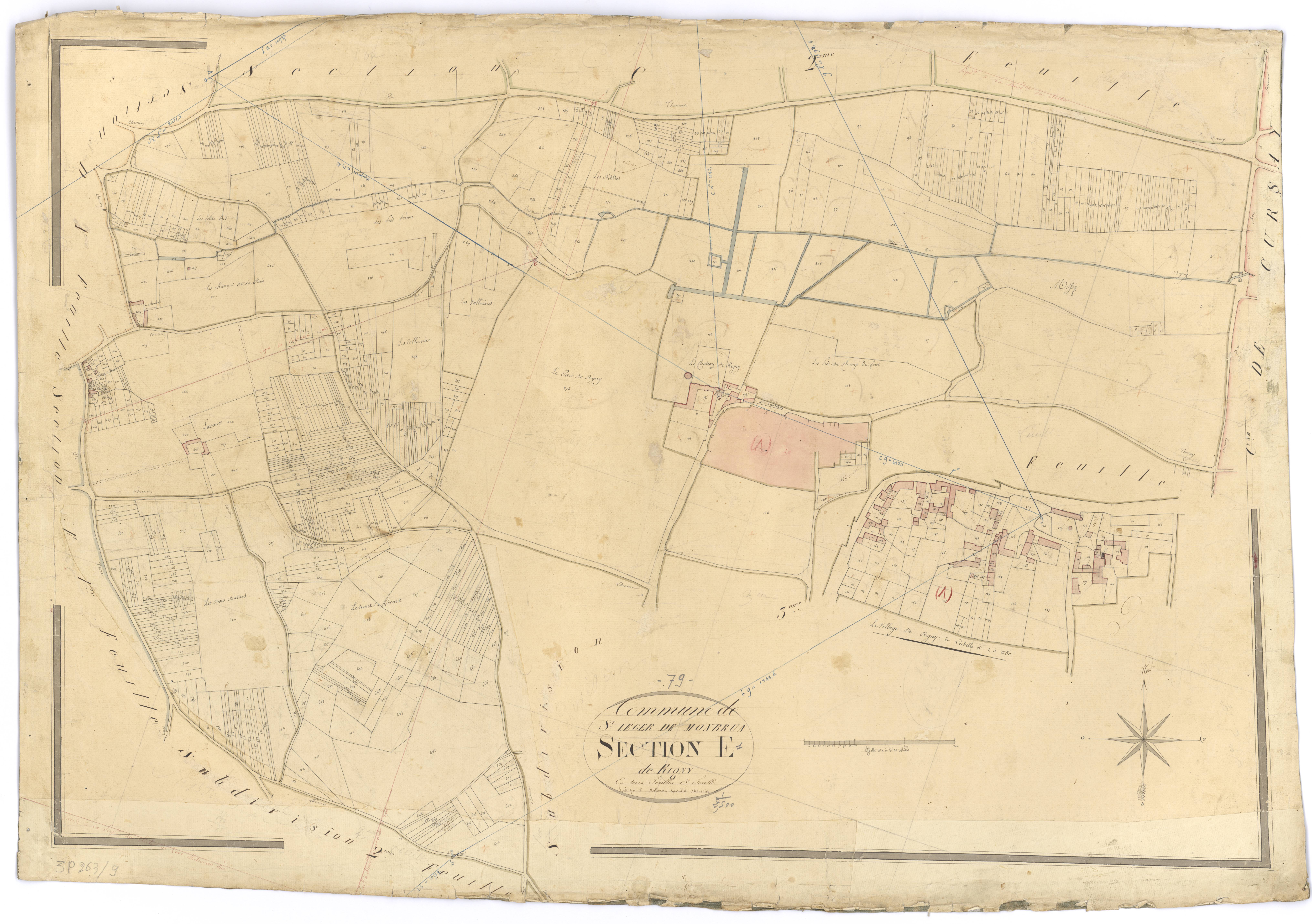 Saint-Léger-de-Montbrun - FRAD079_CADASTRE_NAPOLEONIEN Section E1 dite de Rigny