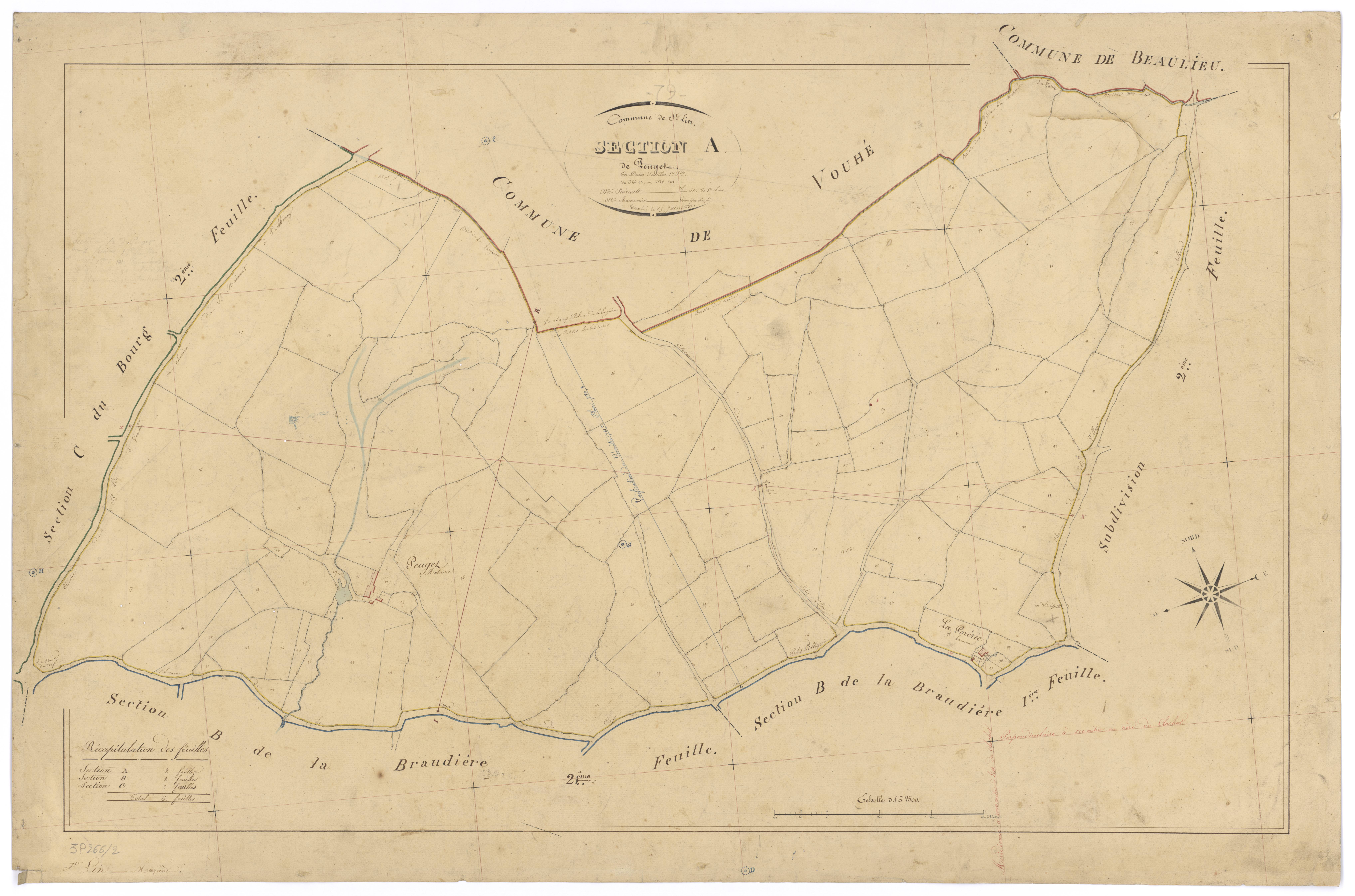 Saint-Lin - FRAD079_CADASTRE_NAPOLEONIEN Section A1 dite de Peuget 