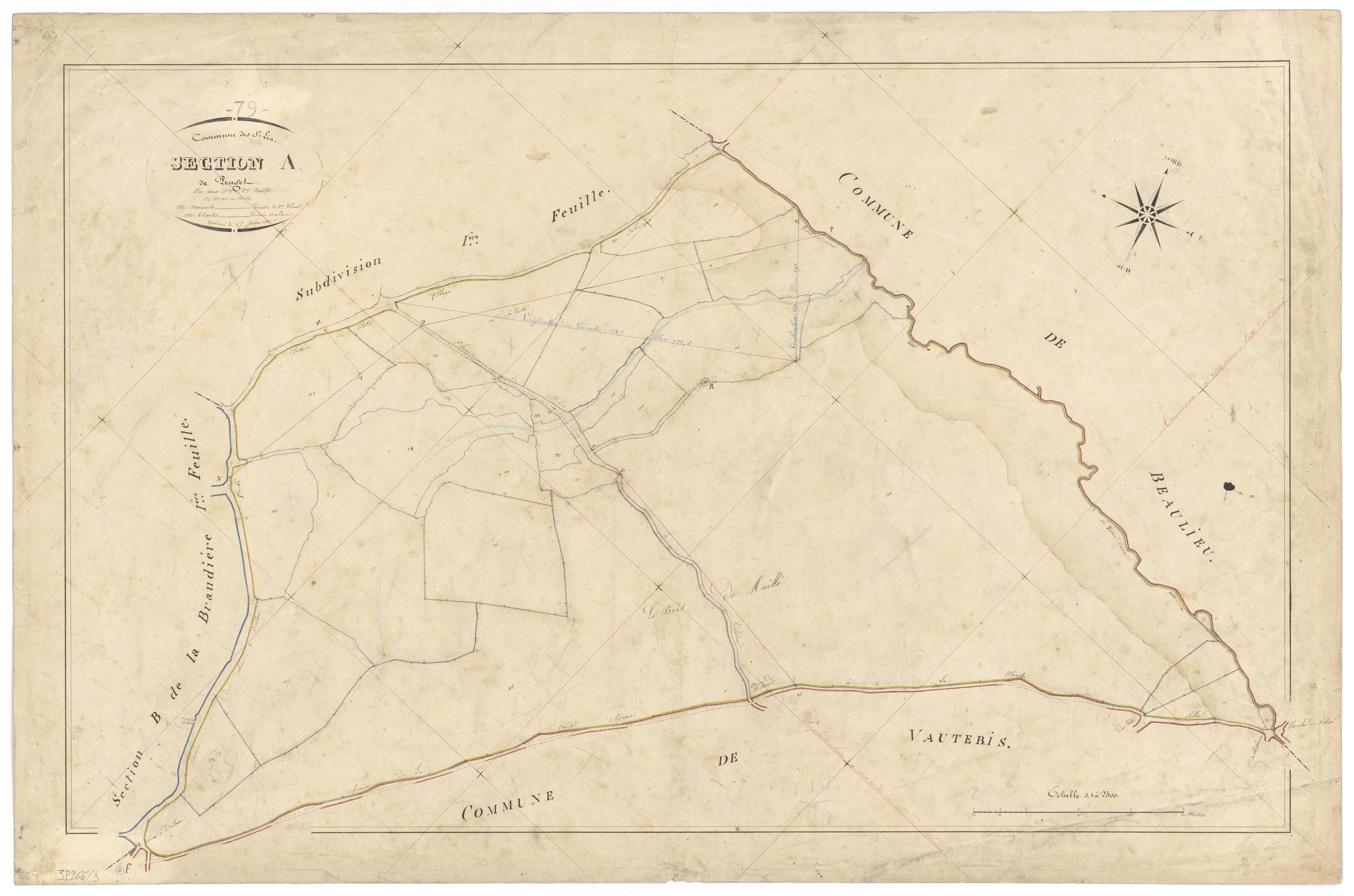 Saint-Lin - FRAD079_CADASTRE_NAPOLEONIEN Section A2 dite de Peuget 
