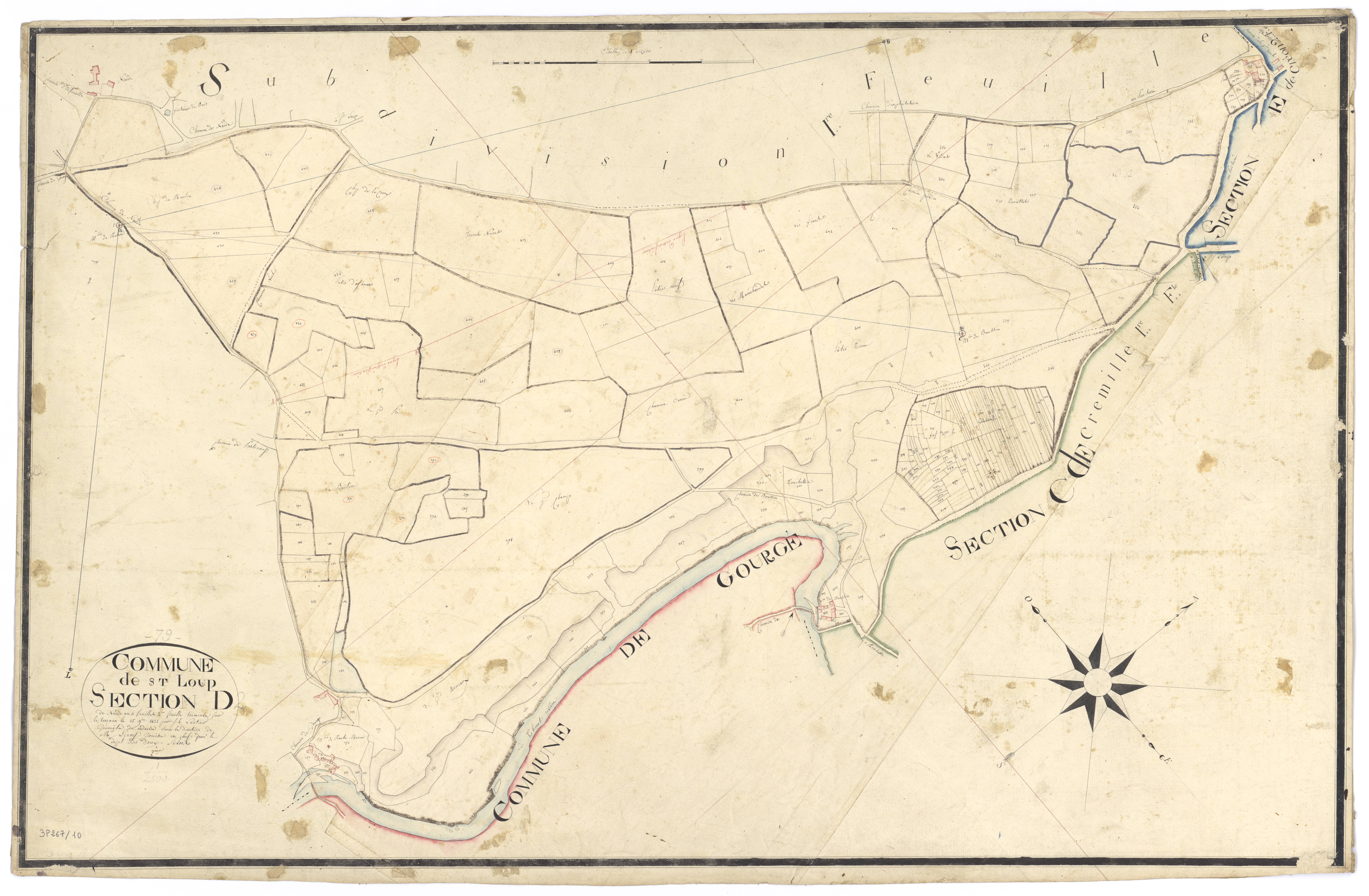 Saint-Loup-Lamairé - FRAD079_CADASTRE_NAPOLEONIEN Section D2 