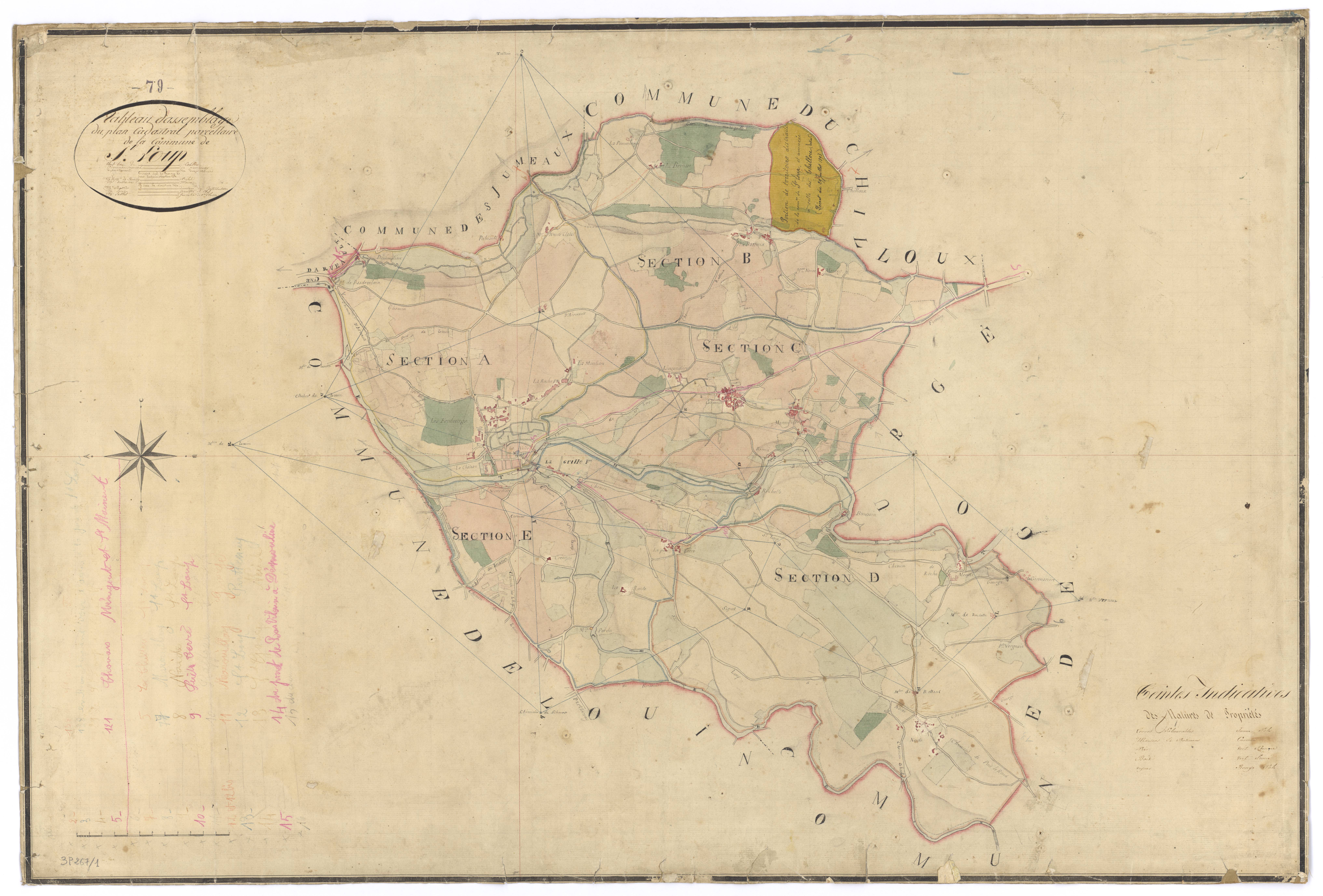 Saint-Loup-Lamairé - FRAD079_CADASTRE_NAPOLEONIEN Tableau d'assemblage 