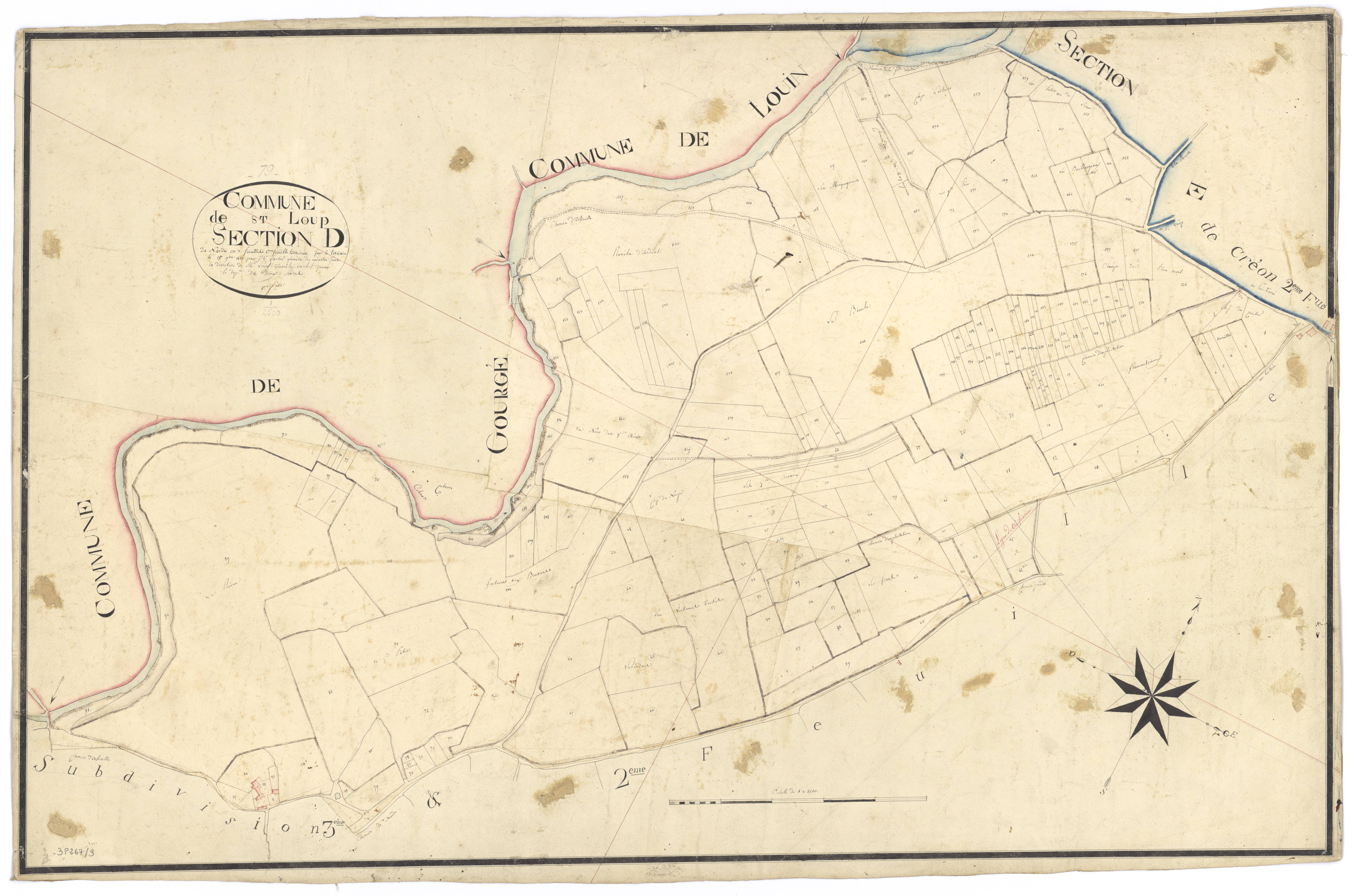 Saint-Loup-Lamairé - FRAD079_CADASTRE_NAPOLEONIEN Section D1