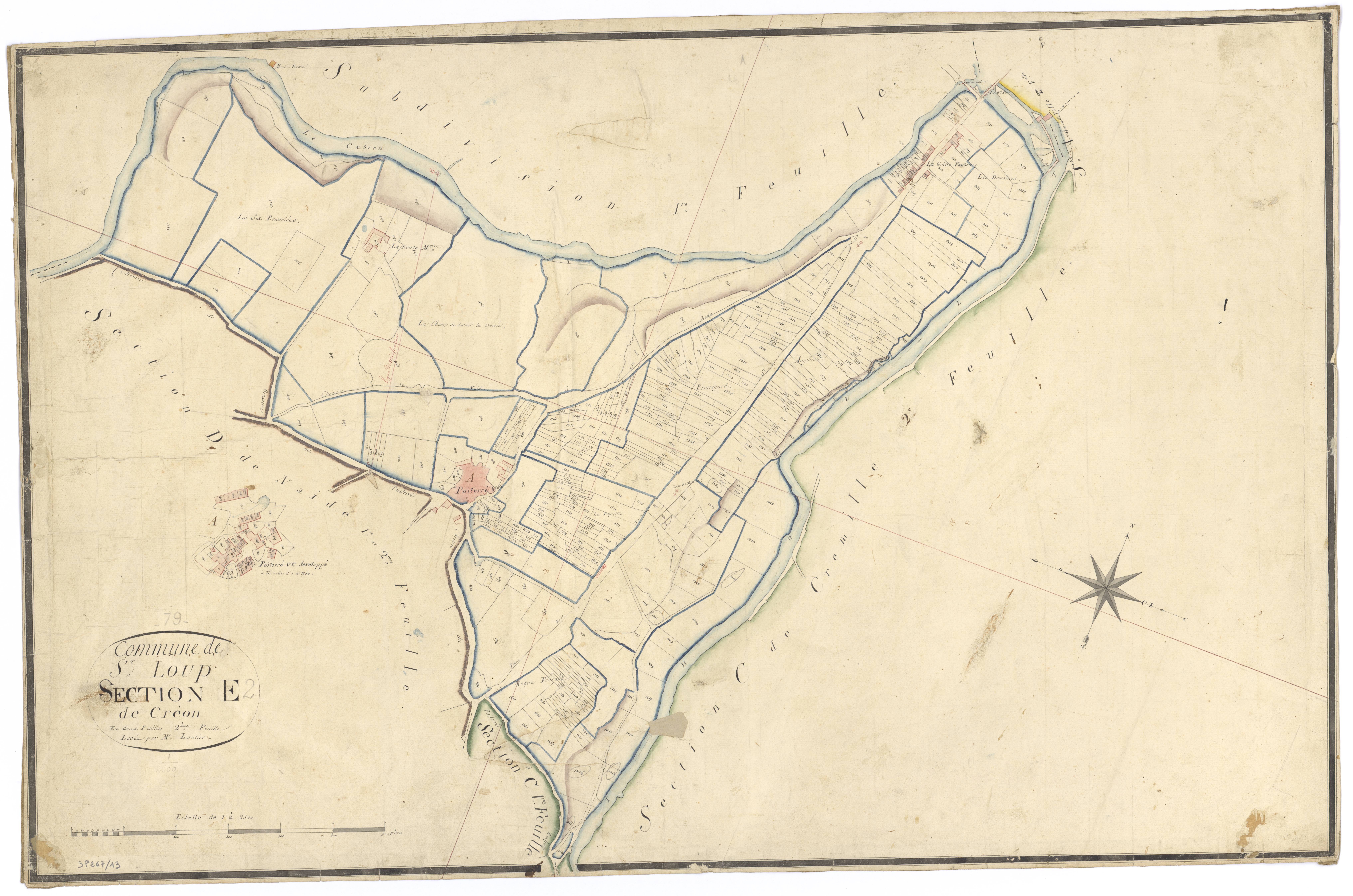 Saint-Loup-Lamairé - FRAD079_CADASTRE_NAPOLEONIEN Section E2 dite de Créon