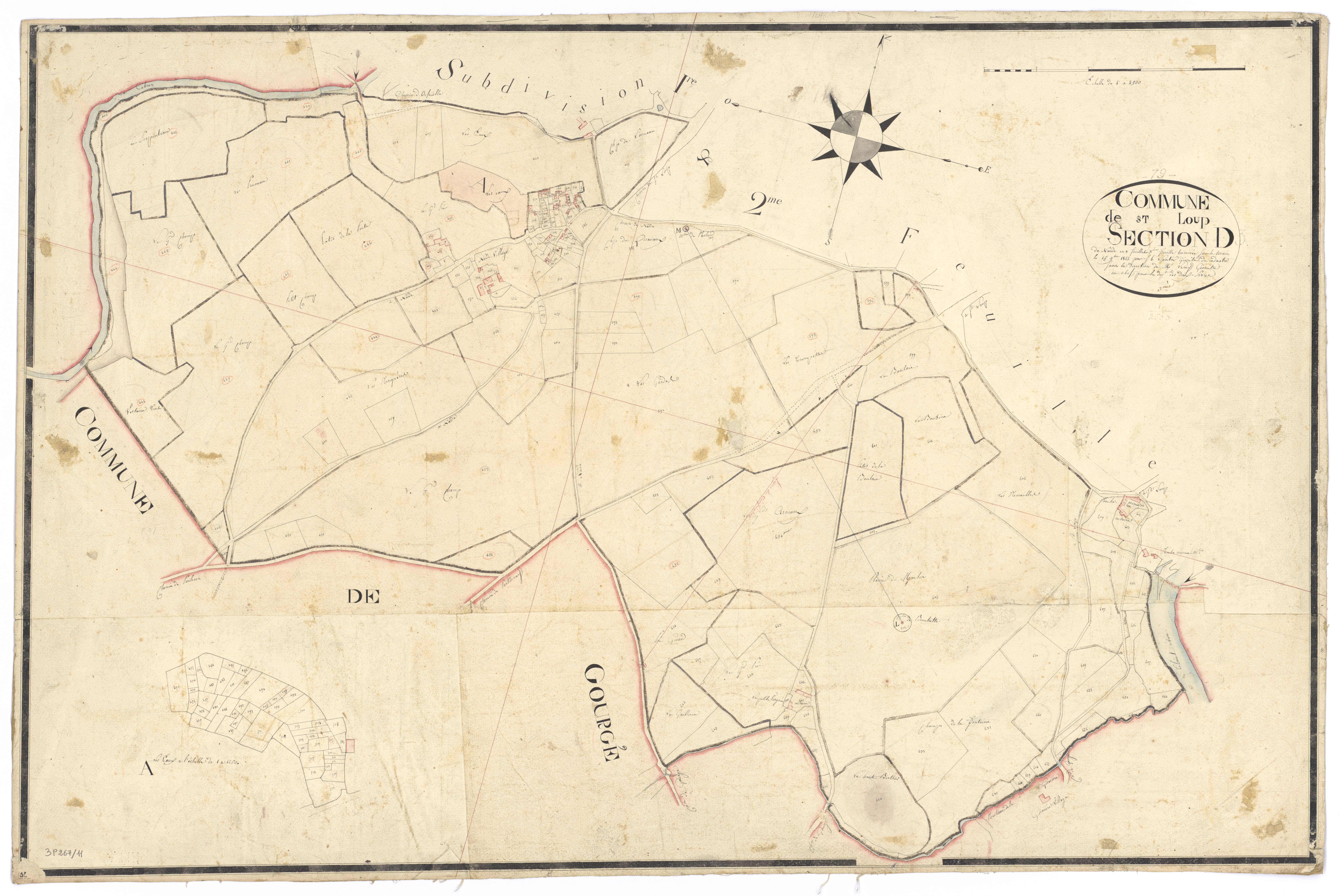 Saint-Loup-Lamairé - FRAD079_CADASTRE_NAPOLEONIEN Section D3