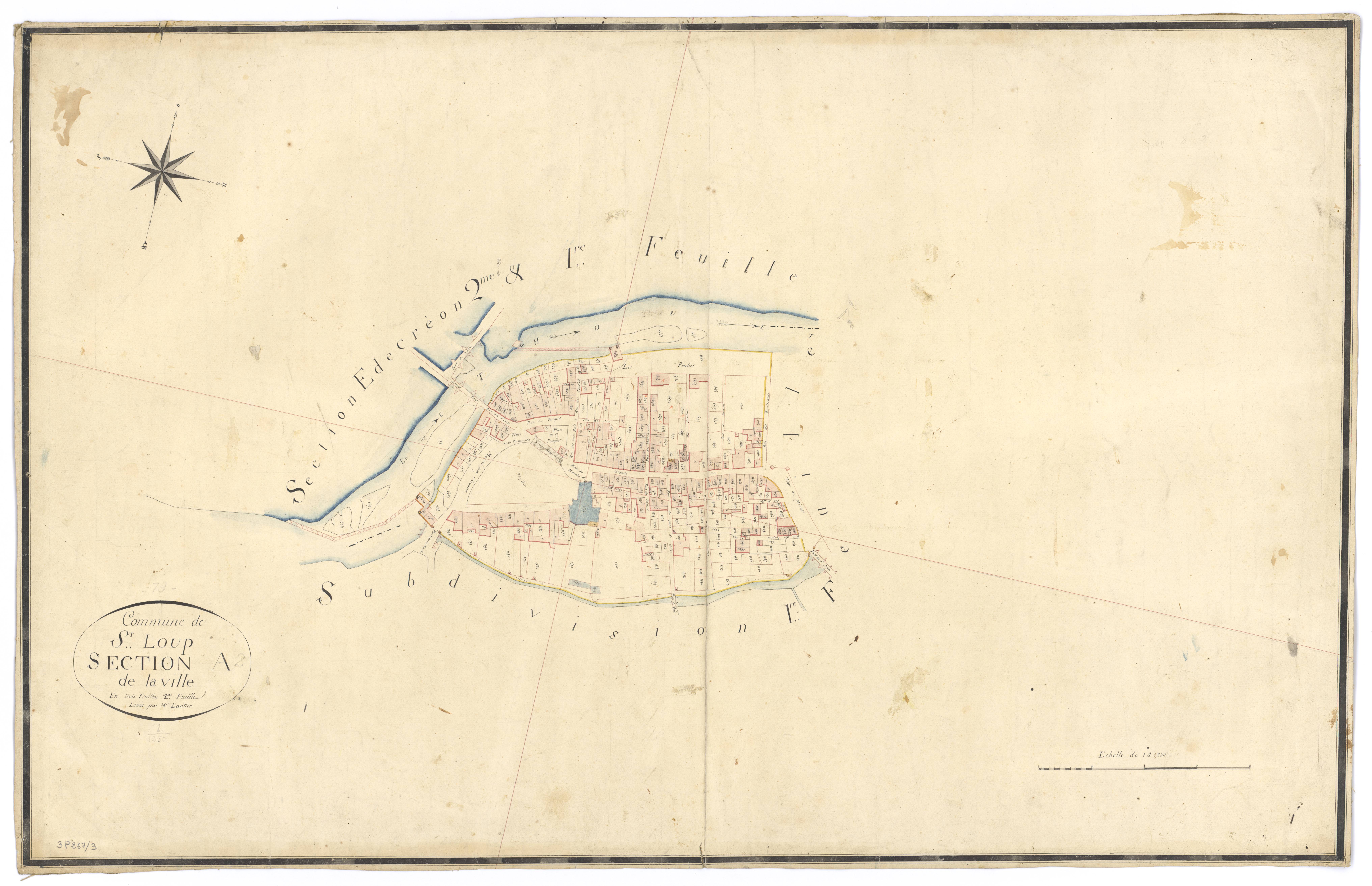 Saint-Loup-Lamairé - FRAD079_CADASTRE_NAPOLEONIEN Section A2 dite de la Ville 