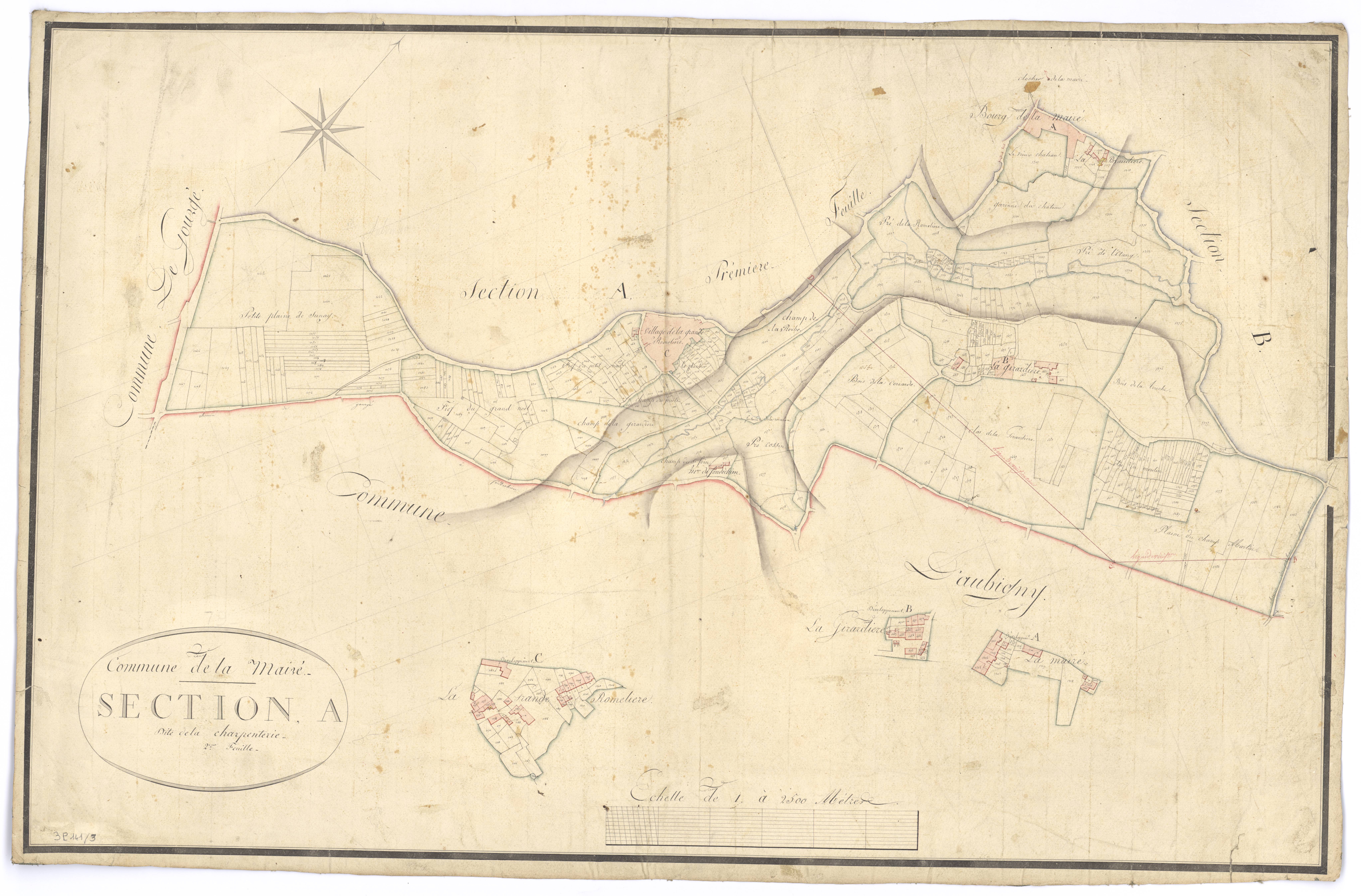 Saint-Loup-Lamairé - FRAD079_CADASTRE_NAPOLEONIEN Section A2 dite de la Charpenterie
