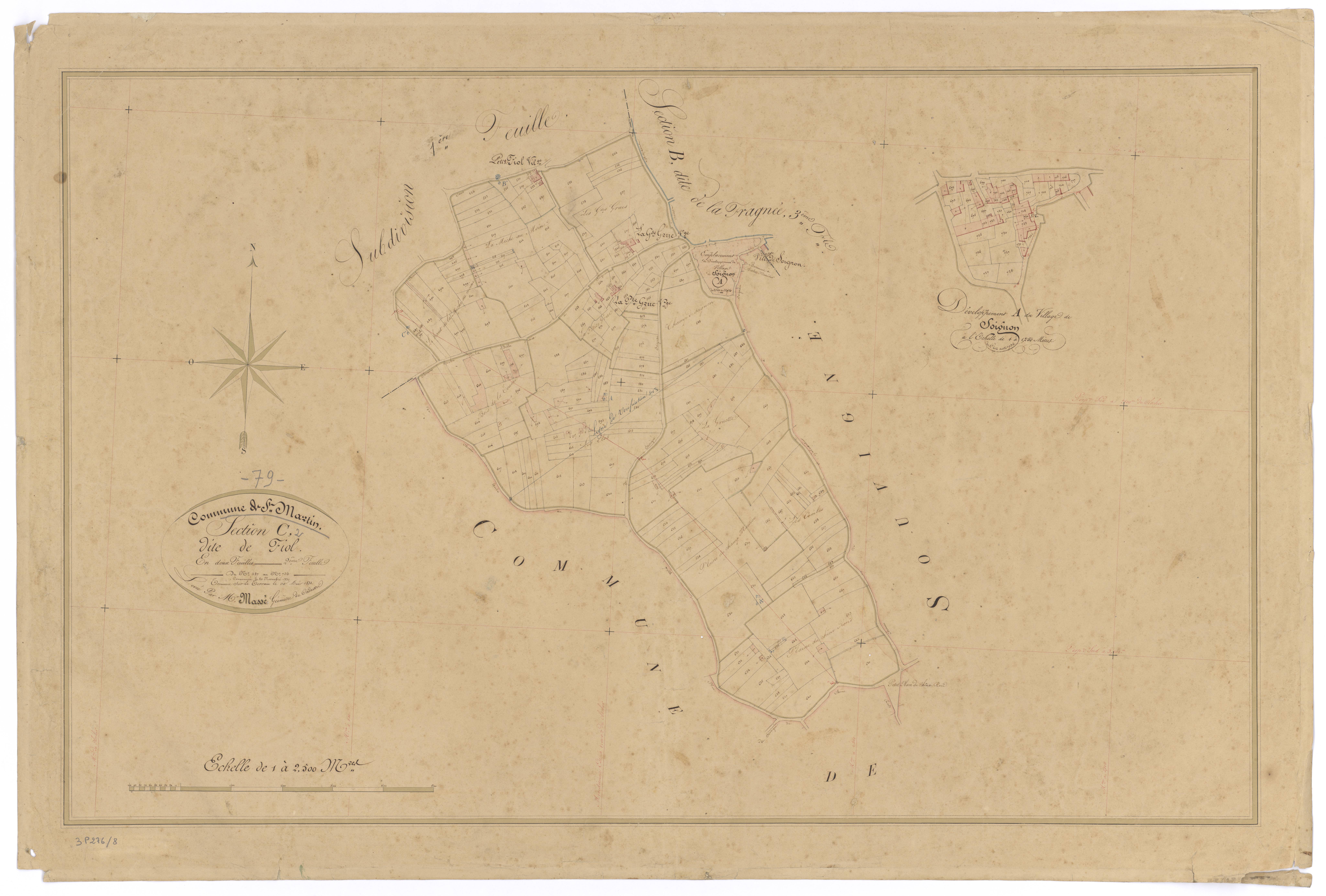 Saint-Martin-de-Saint-Maixent - FRAD079_CADASTRE_NAPOLEONIEN Section C2 dite de Fiol
