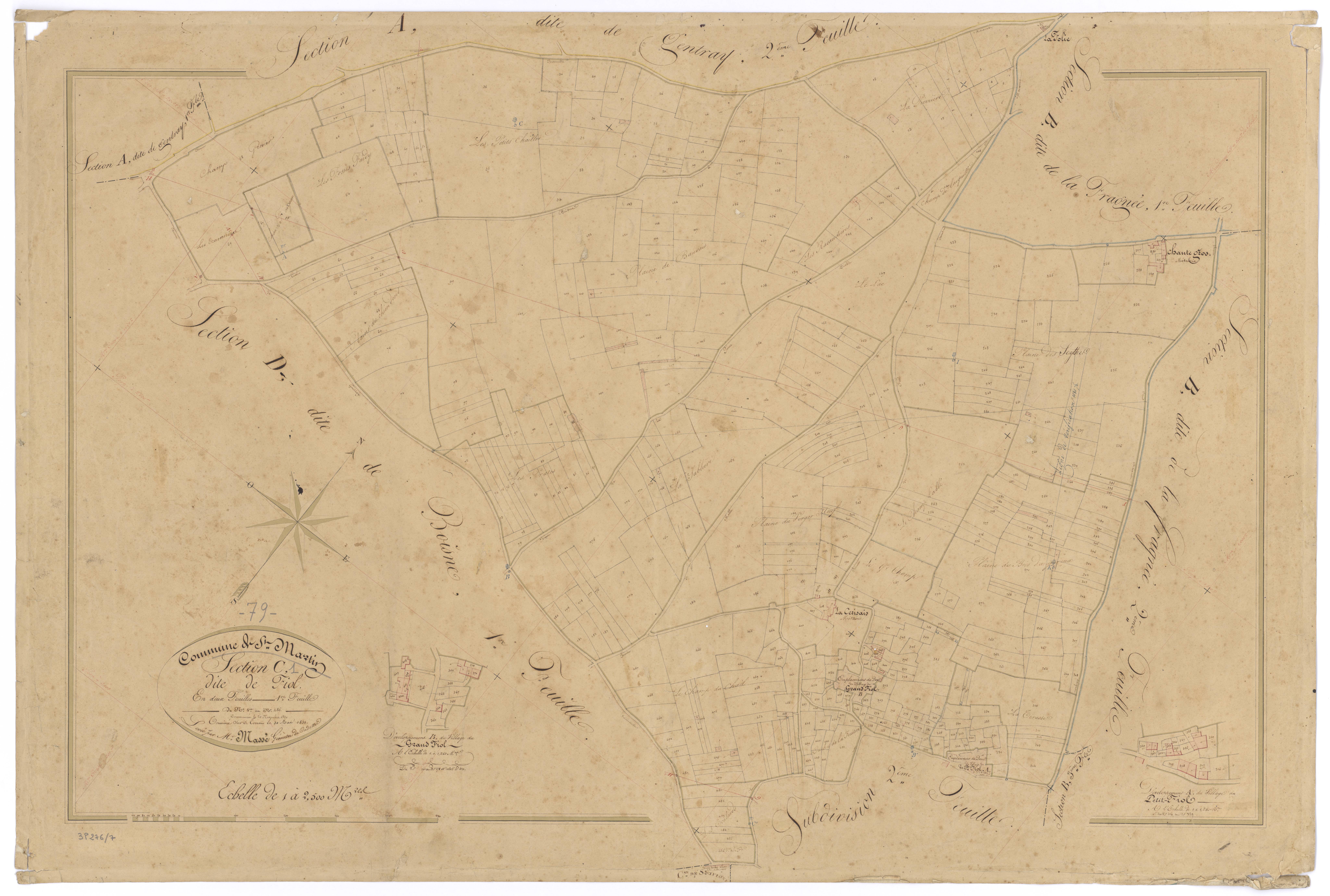 Saint-Martin-de-Saint-Maixent - FRAD079_CADASTRE_NAPOLEONIEN Section C1 dite de Fiol