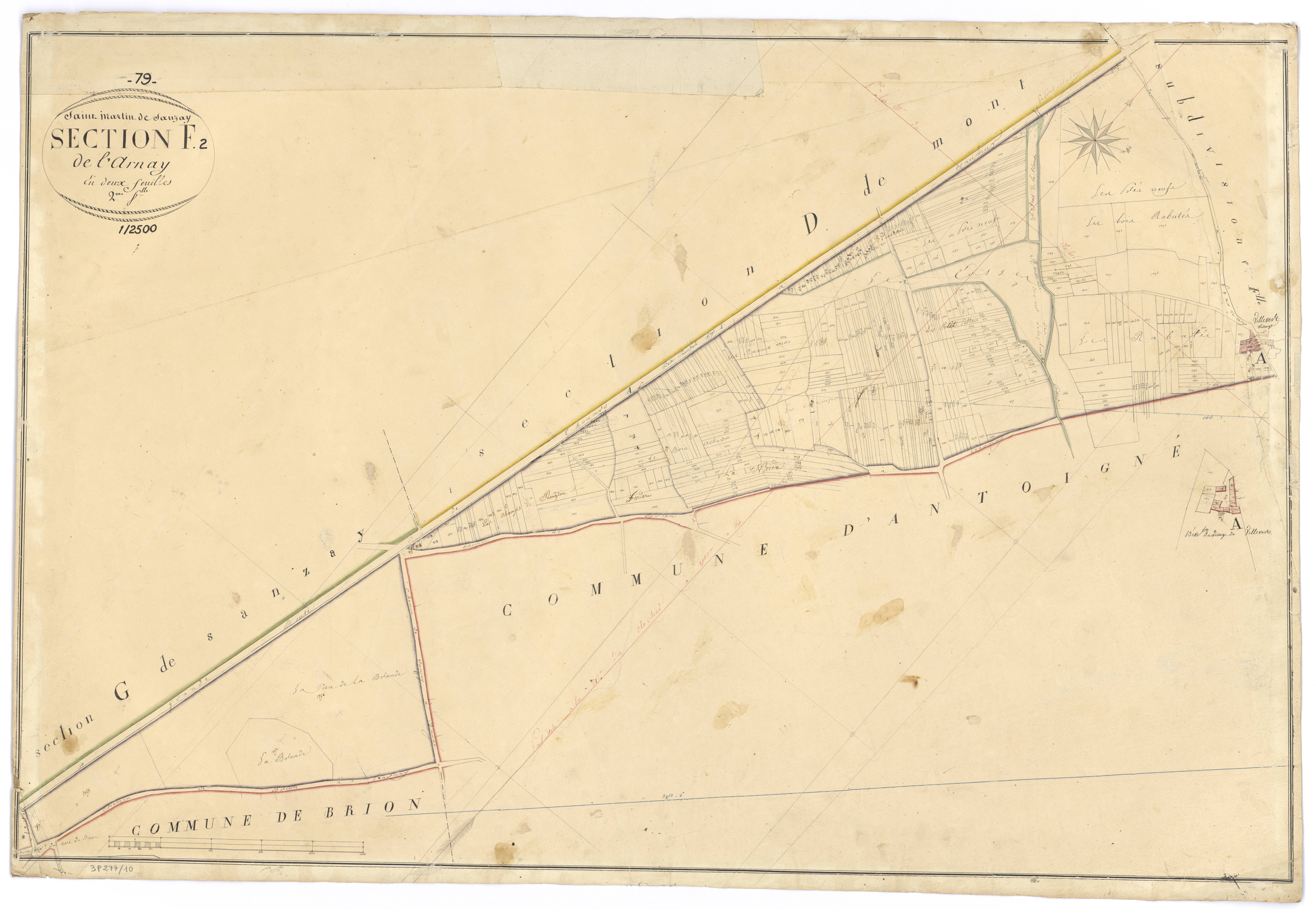 Saint-Martin-de-Sanzay - FRAD079_CADASTRE_NAPOLEONIEN Section F2 dite de Larnay 