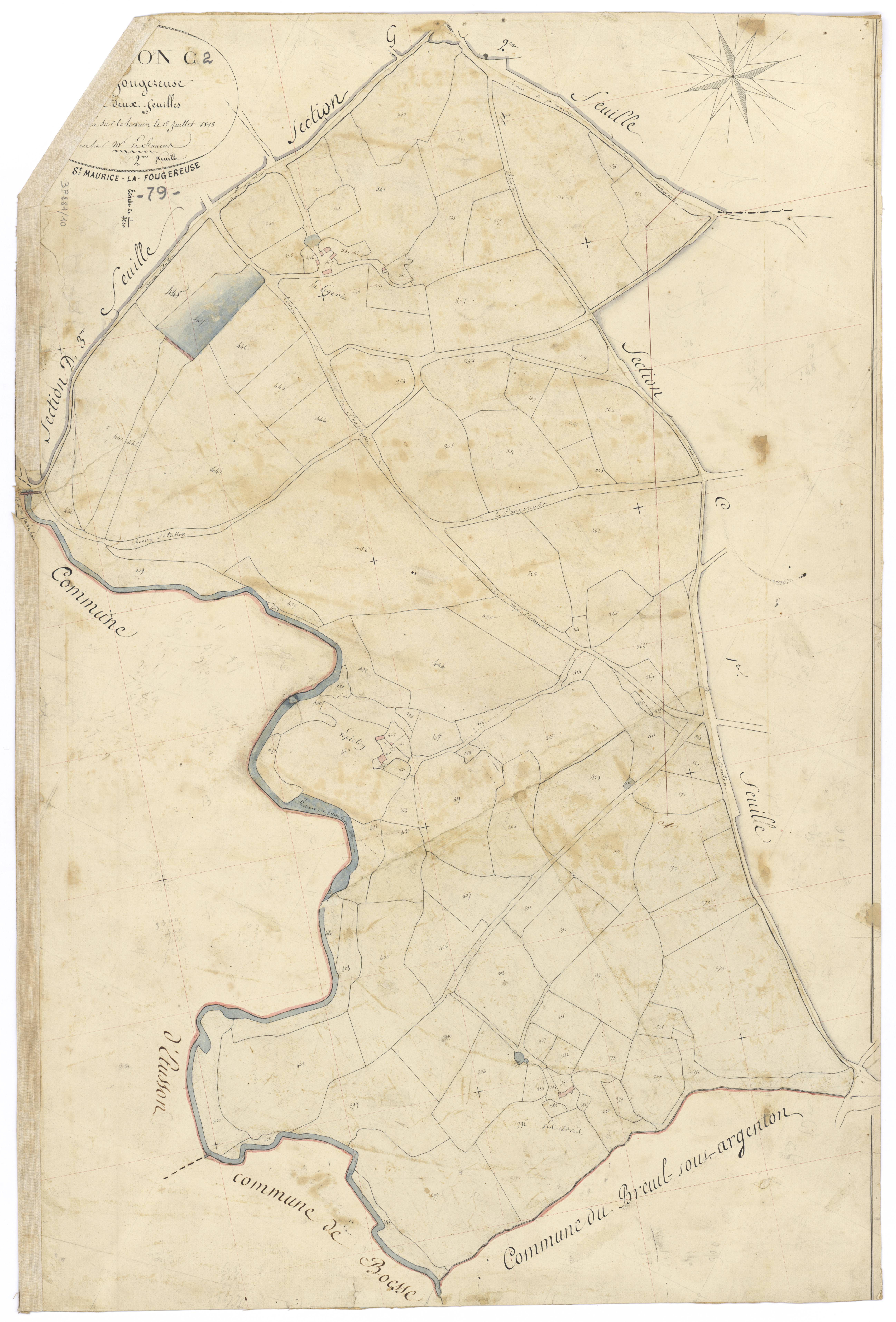 Saint-Maurice-la-Fougereuse - FRAD079_CADASTRE_NAPOLEONIEN Section C2 dite de la Fougereuse
