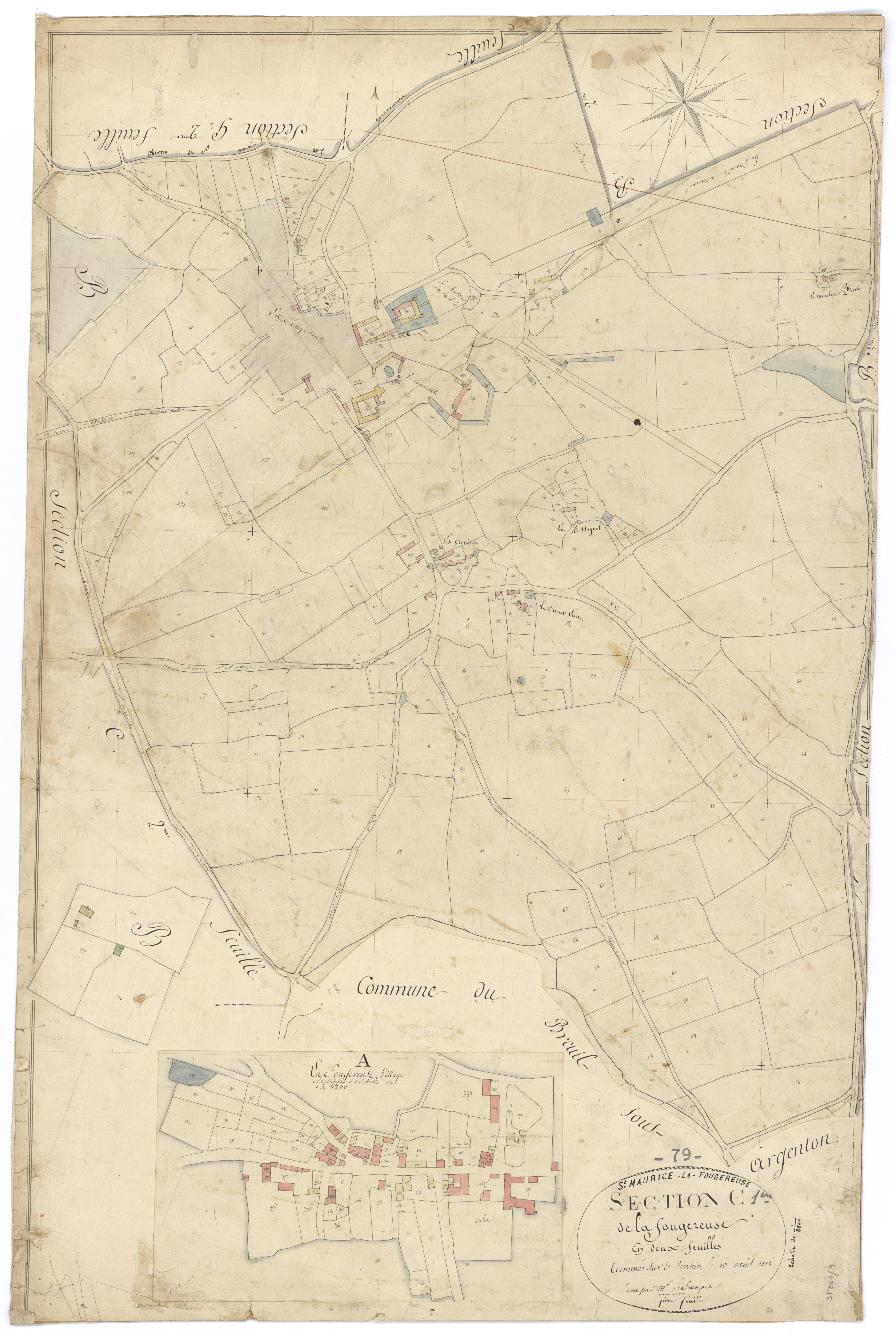 Saint-Maurice-la-Fougereuse - FRAD079_CADASTRE_NAPOLEONIEN Section C1 dite de la Fougereuse