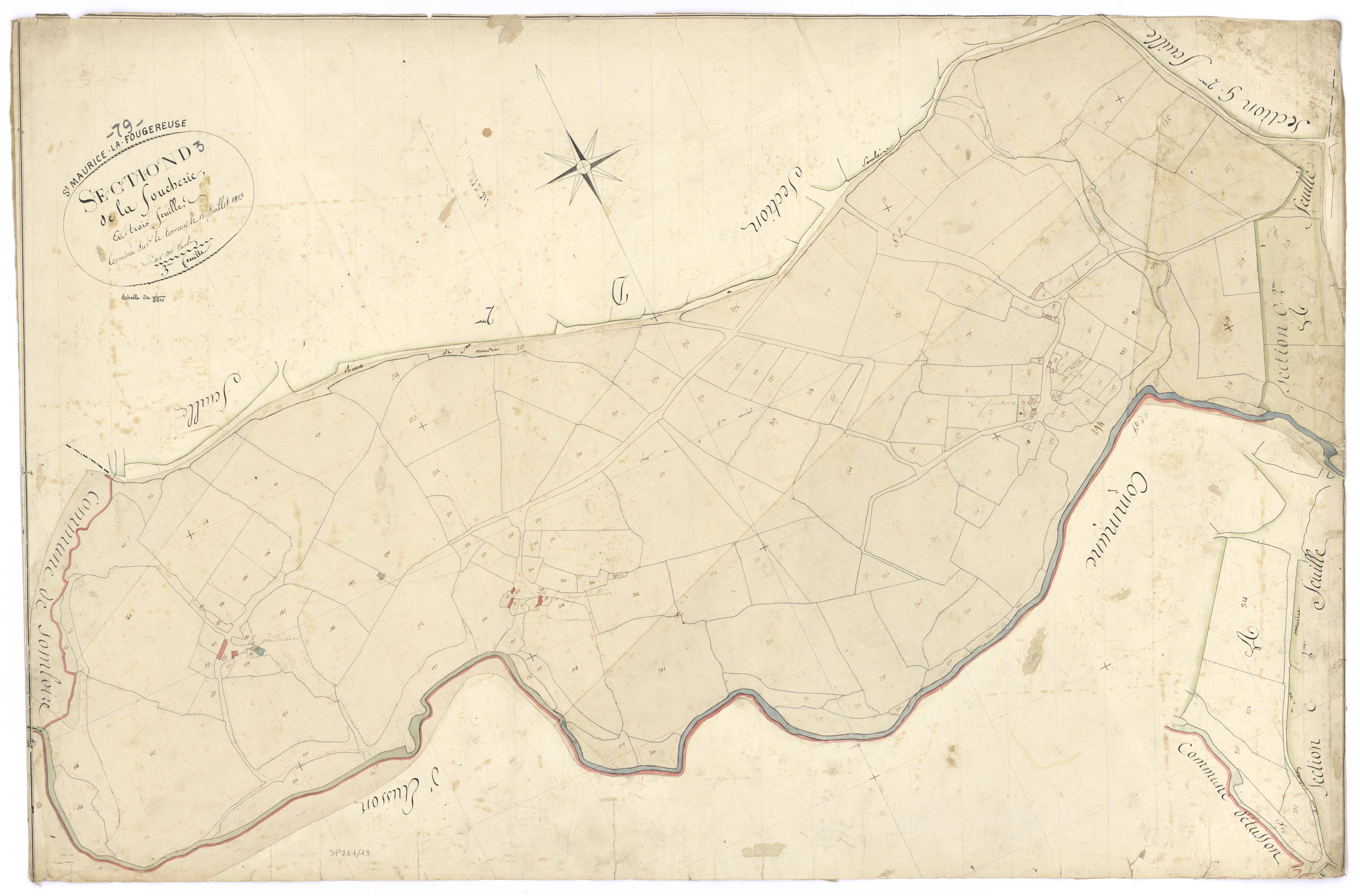 Saint-Maurice-la-Fougereuse - FRAD079_CADASTRE_NAPOLEONIEN Section D3 dite de la Foucherie