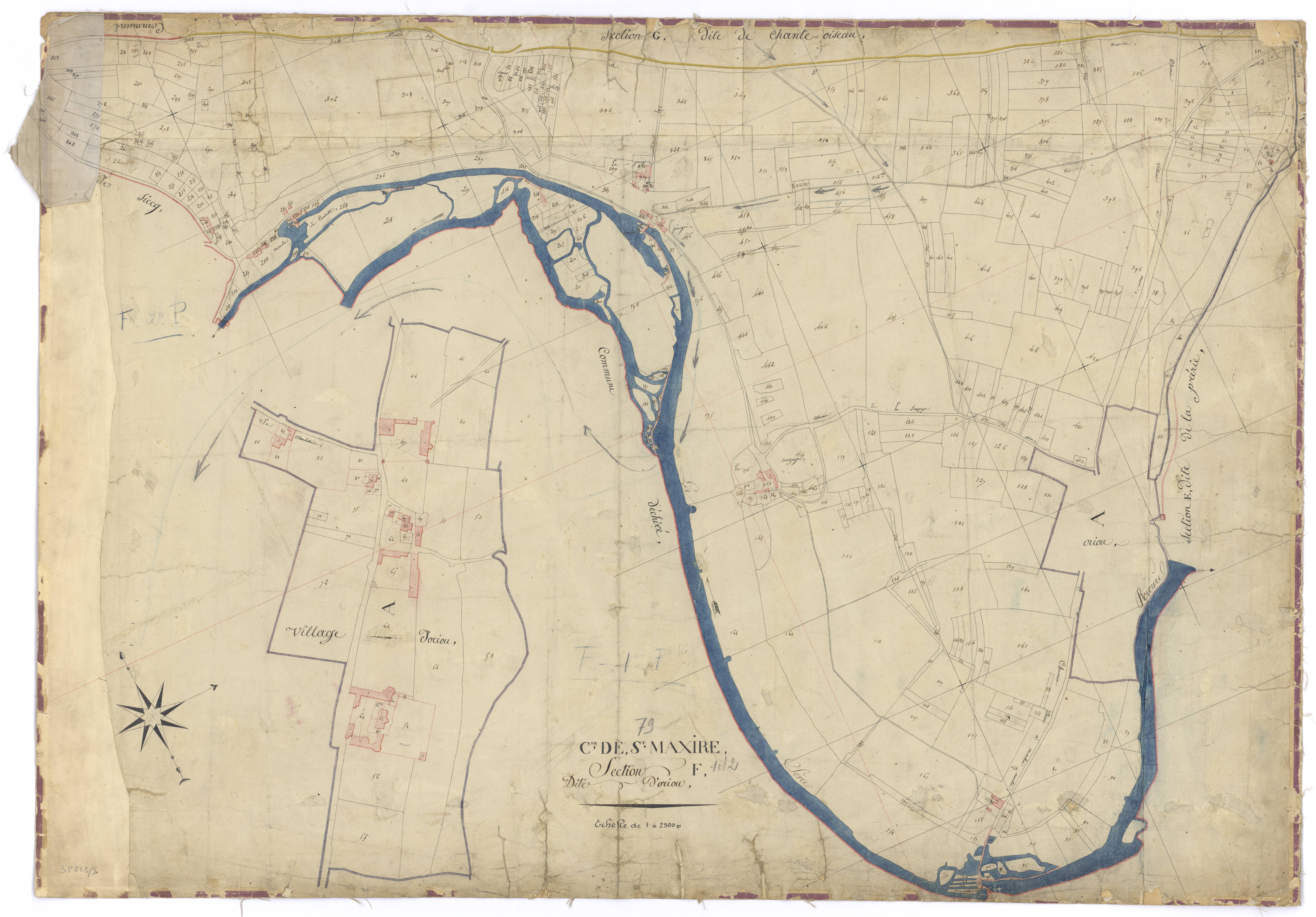 Saint-Maxire - FRAD079_CADASTRE_NAPOLEONIEN Section F dite d'Oriou 