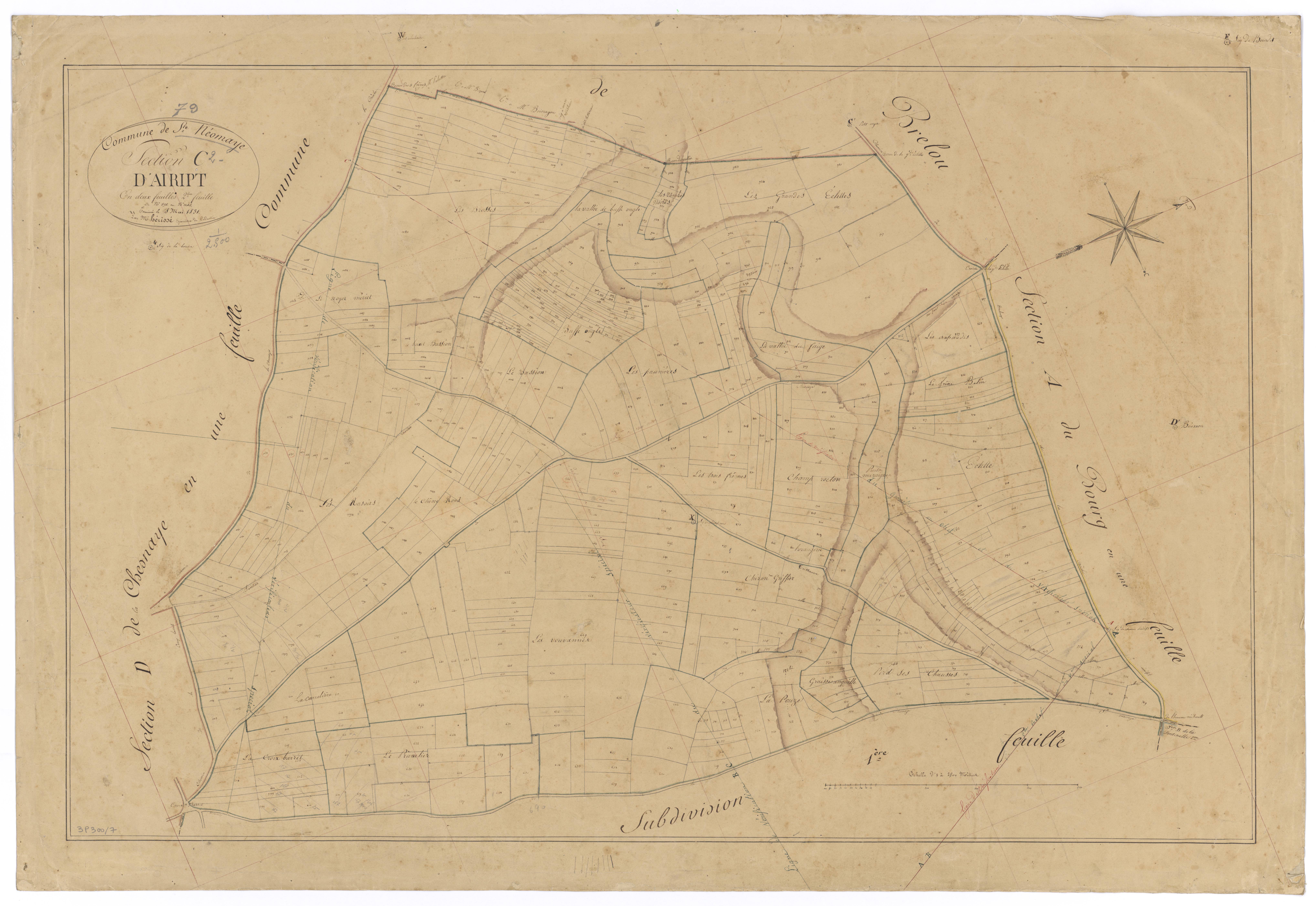 Sainte-Néomaye - FRAD079_CADASTRE_NAPOLEONIEN Section C2 dite d'Aiript