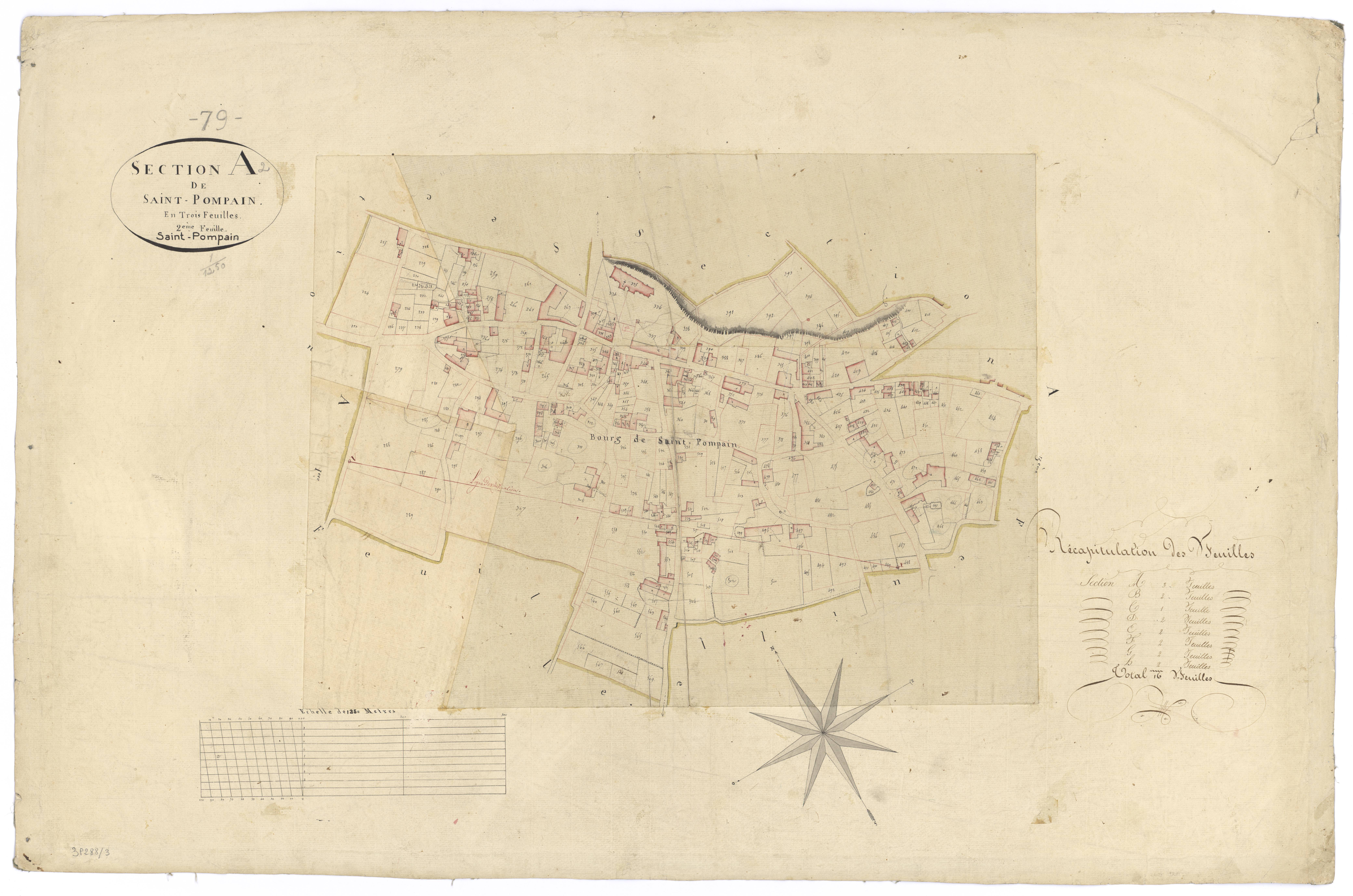 Saint-Pompain - FRAD079_CADASTRE_NAPOLEONIEN Section A2 dite de Saint-Pompain 