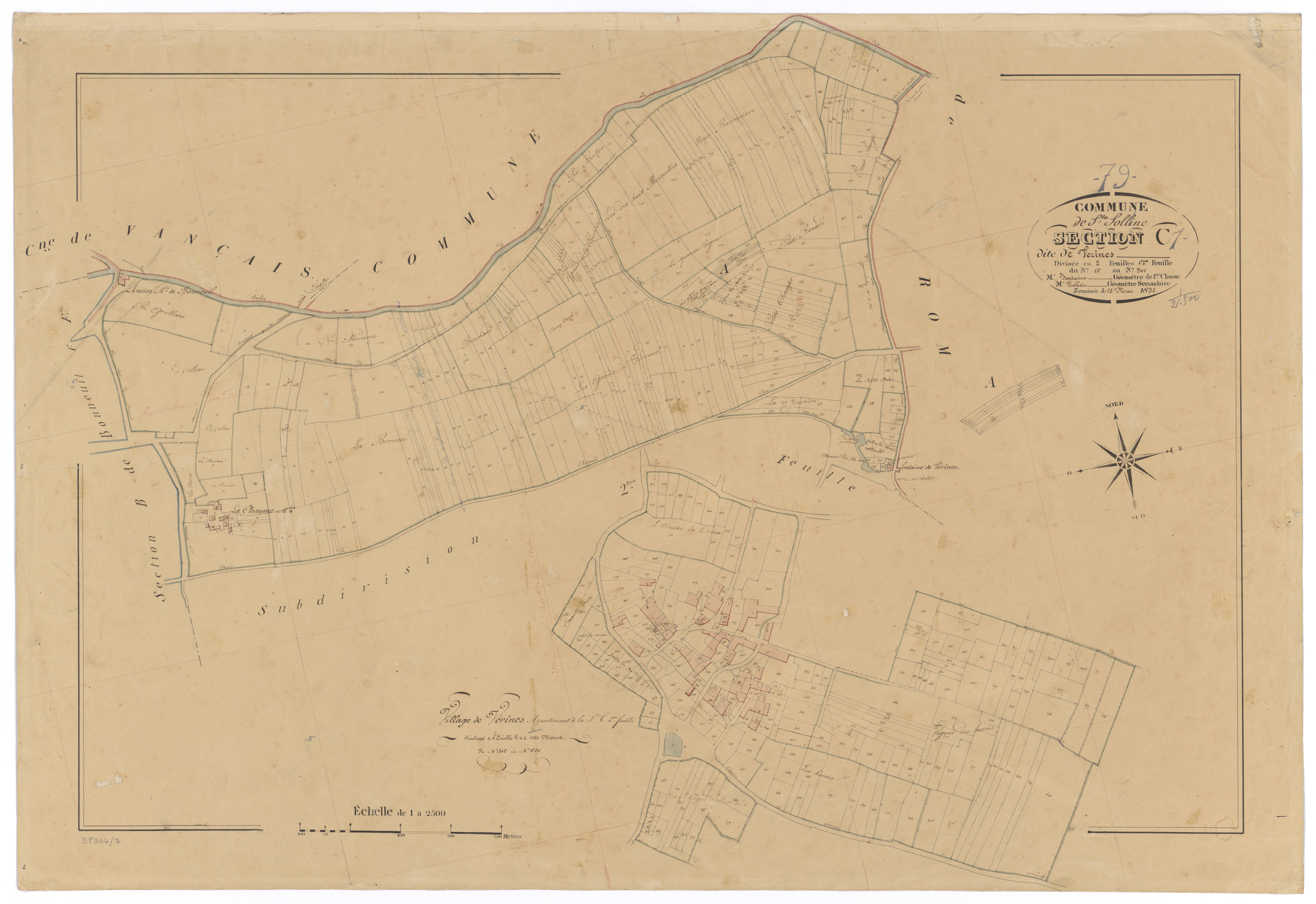 Sainte-Soline - FRAD079_CADASTRE_NAPOLEONIEN Section C1 dite de Verines 