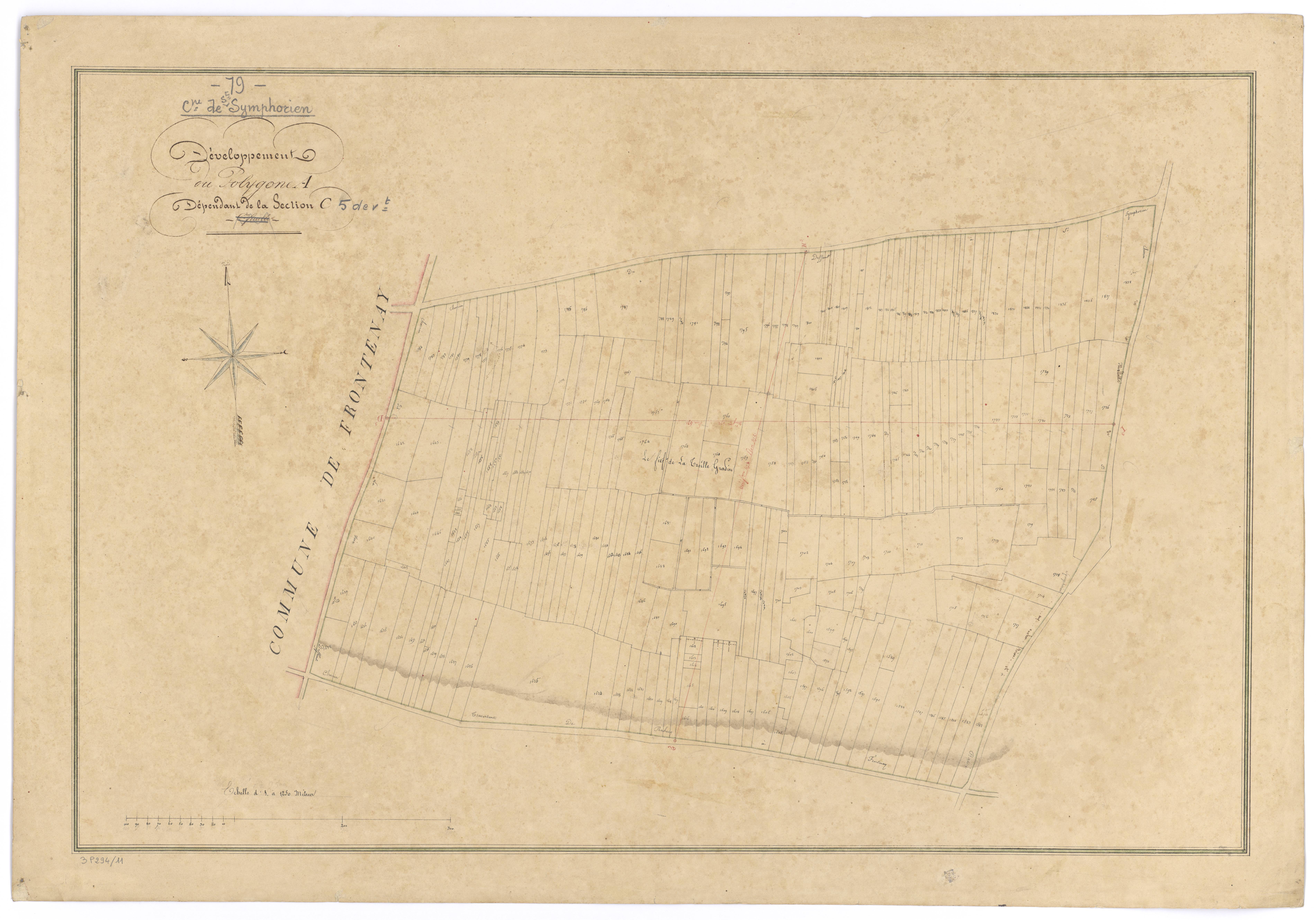 Saint-Symphorien - FRAD079_CADASTRE_NAPOLEONIEN Développement de section C5