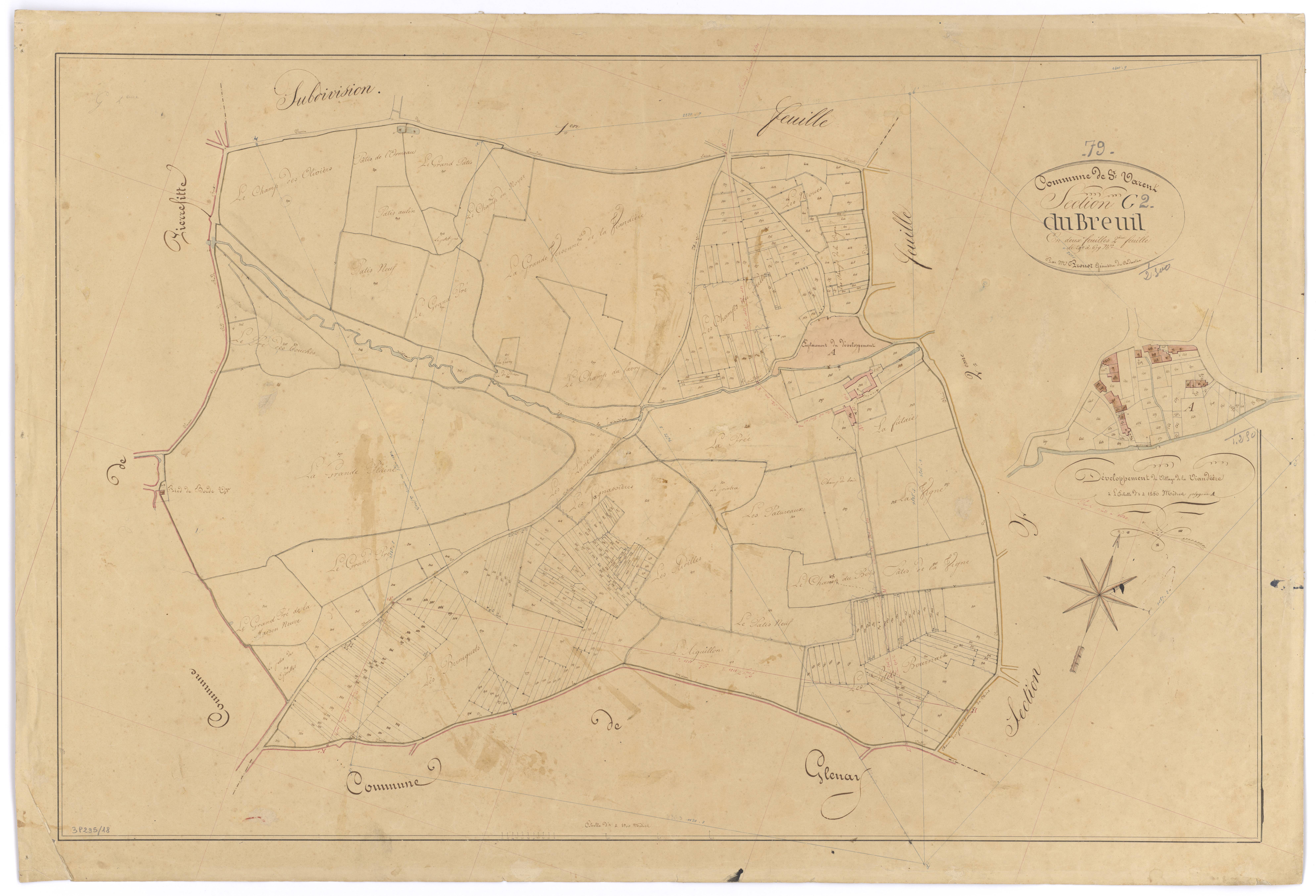 Saint-Varent - FRAD079_CADASTRE_NAPOLEONIEN Section G2 dite du Breuil