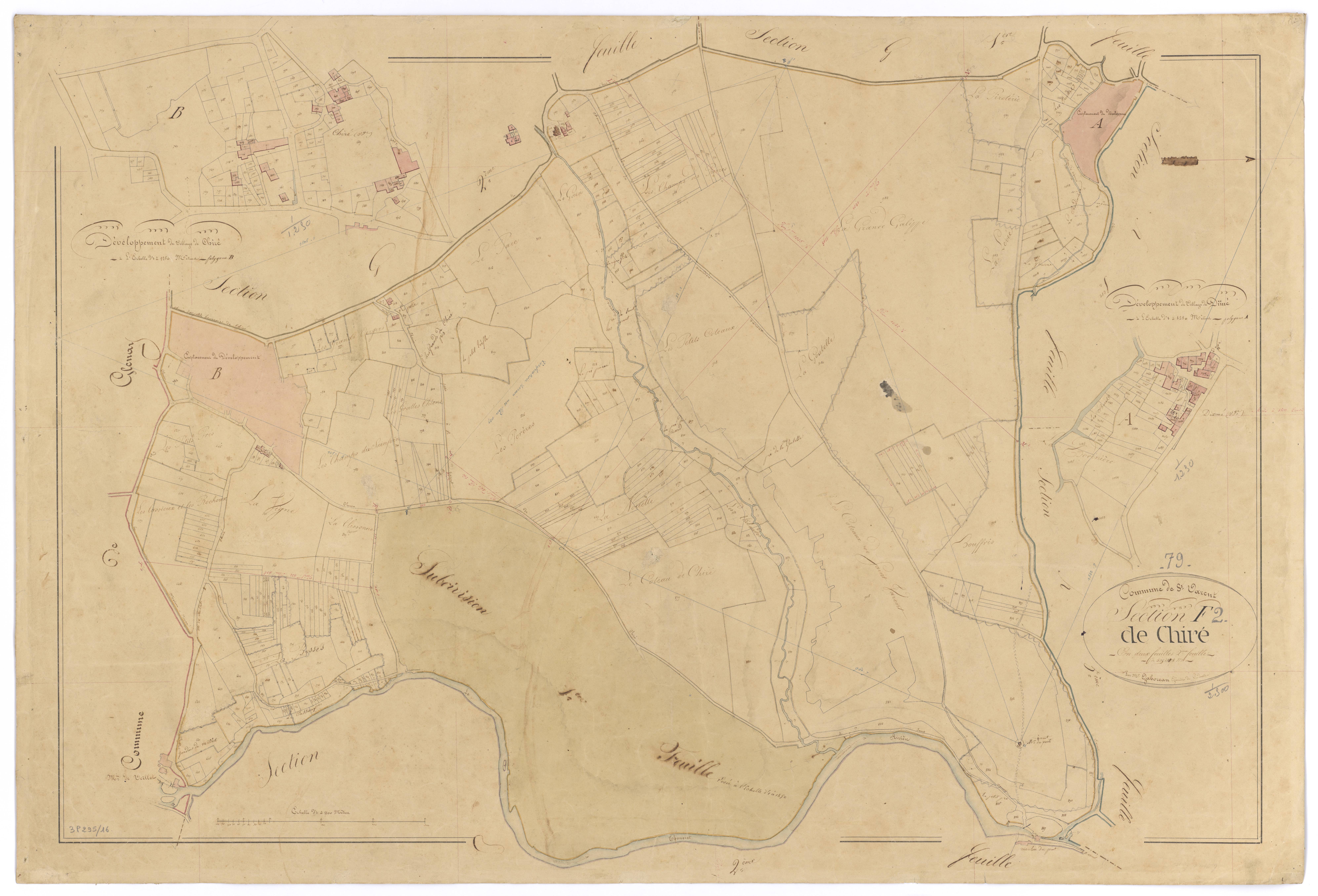 Saint-Varent - FRAD079_CADASTRE_NAPOLEONIEN Section F2 dite de Chiré