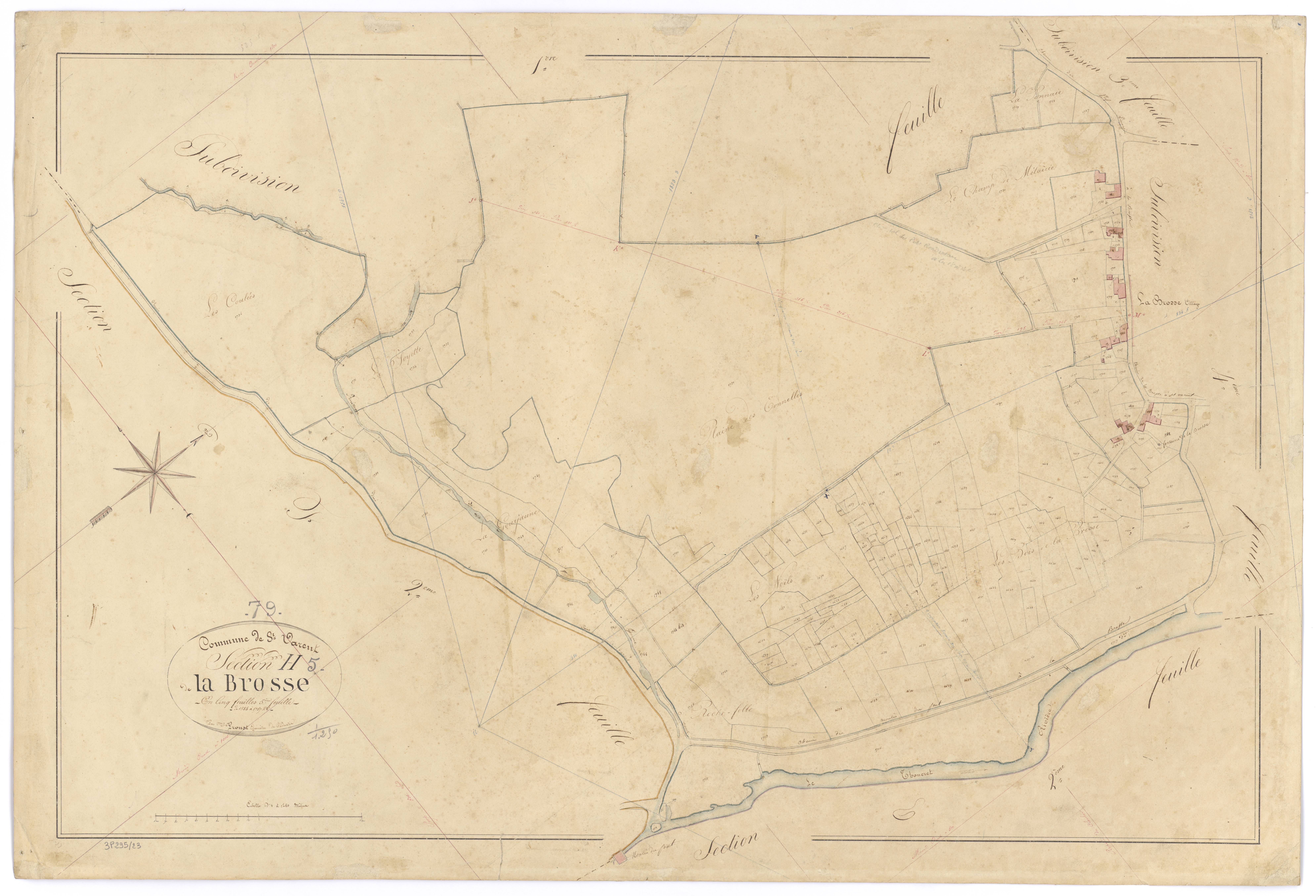 Saint-Varent - FRAD079_CADASTRE_NAPOLEONIEN Section H5 dite de la Brosse