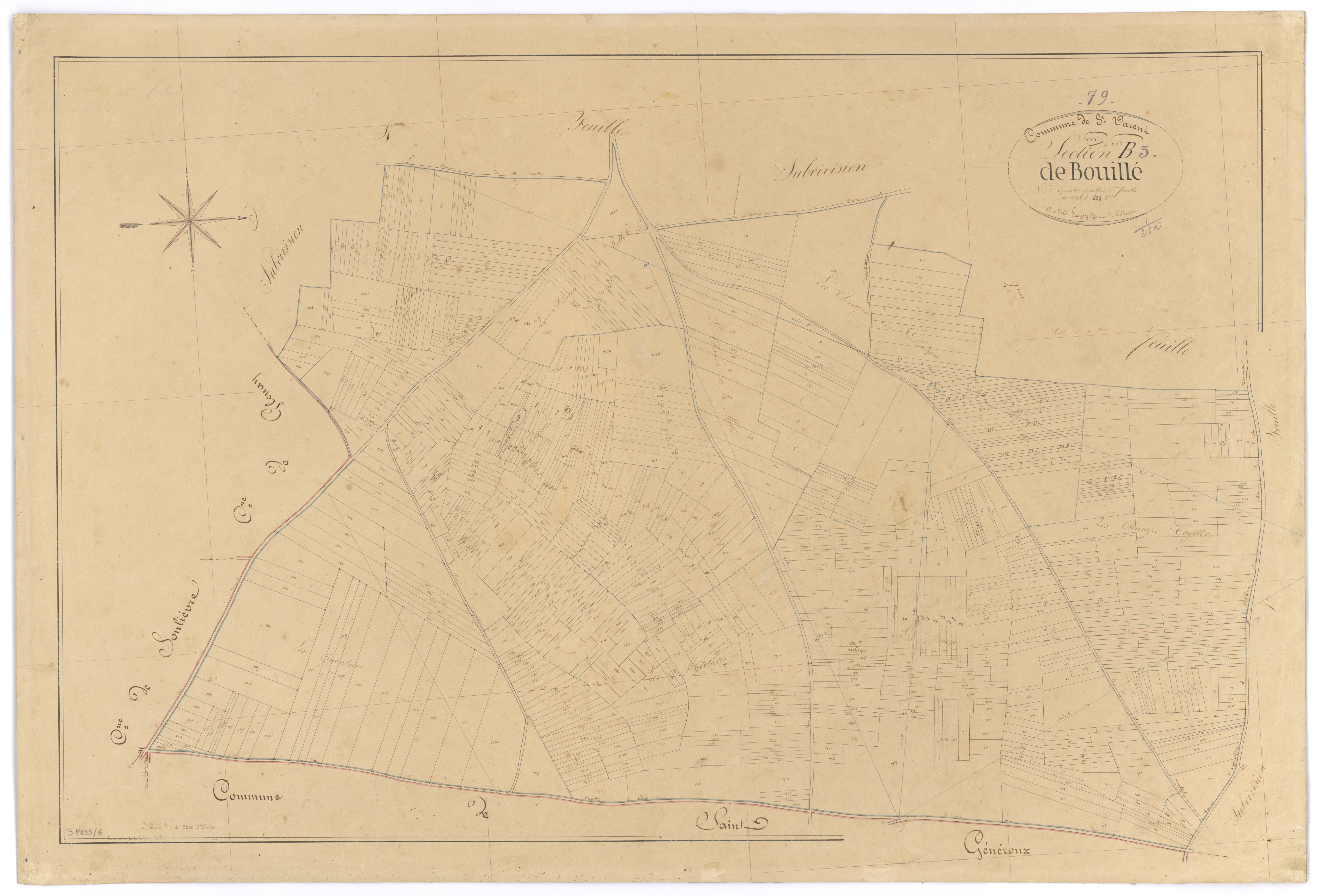 Saint-Varent - FRAD079_CADASTRE_NAPOLEONIEN Section B3 dite de Bouillé 