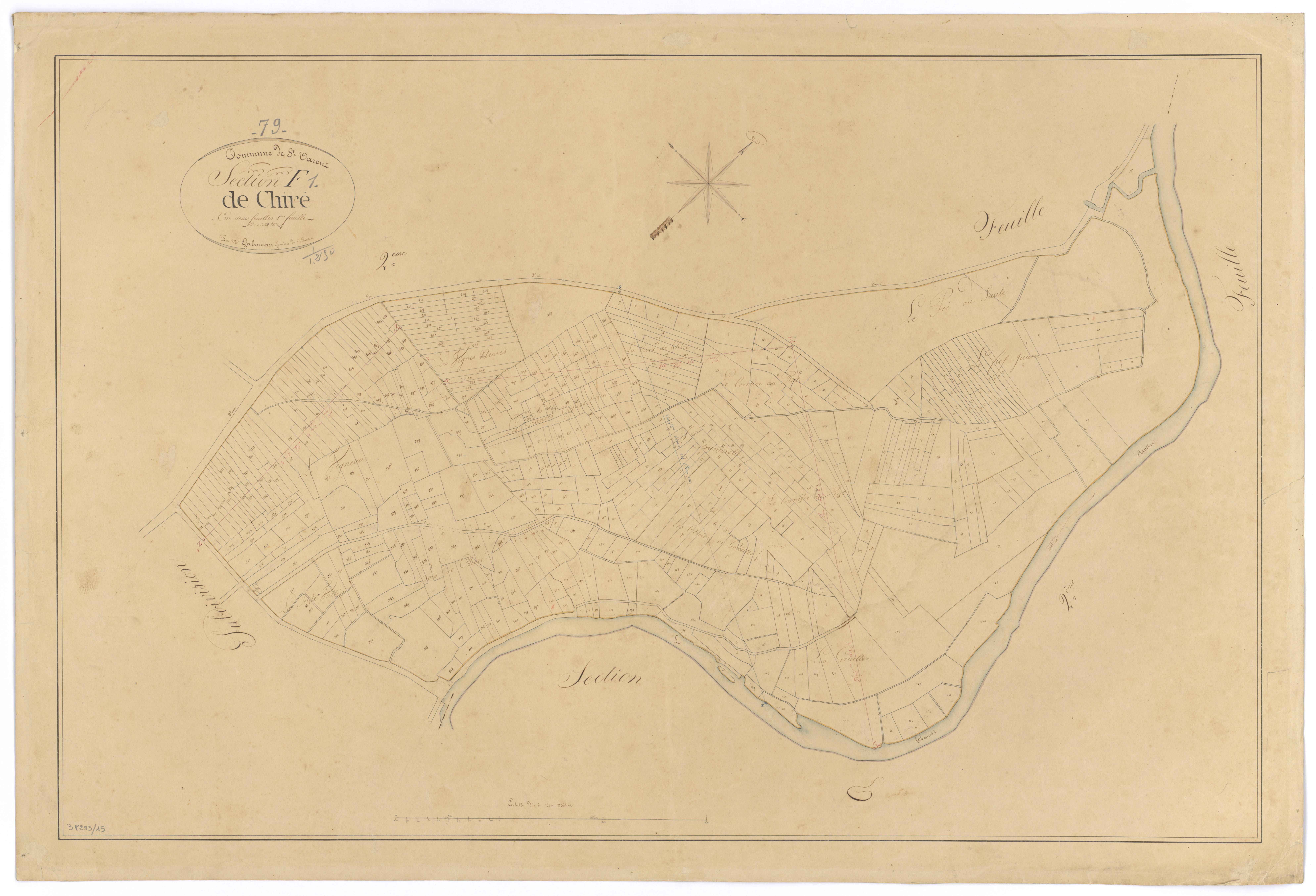 Saint-Varent - FRAD079_CADASTRE_NAPOLEONIEN Section F1 dite de Chiré