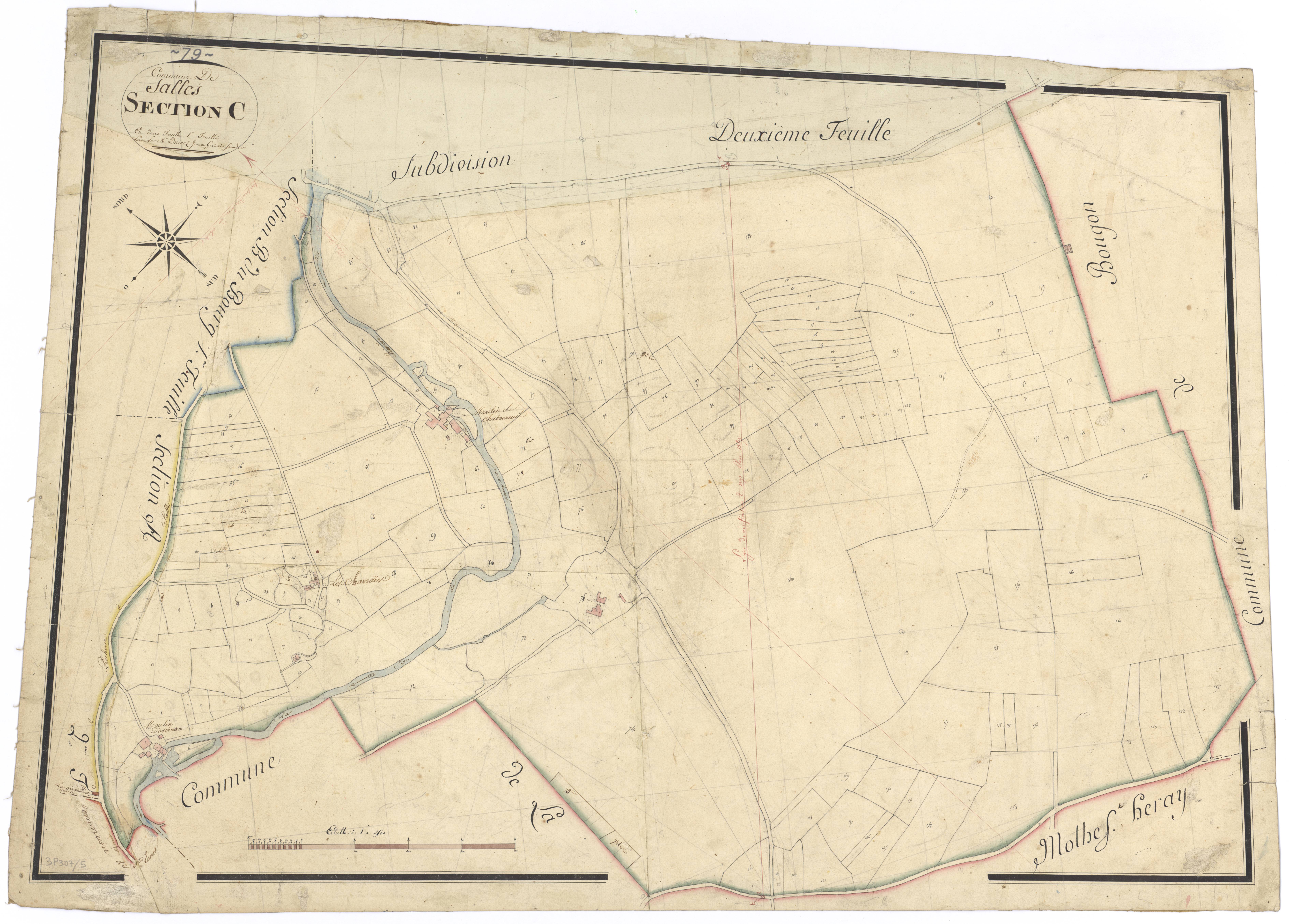 Salles - FRAD079_CADASTRE_NAPOLEONIEN Section C1