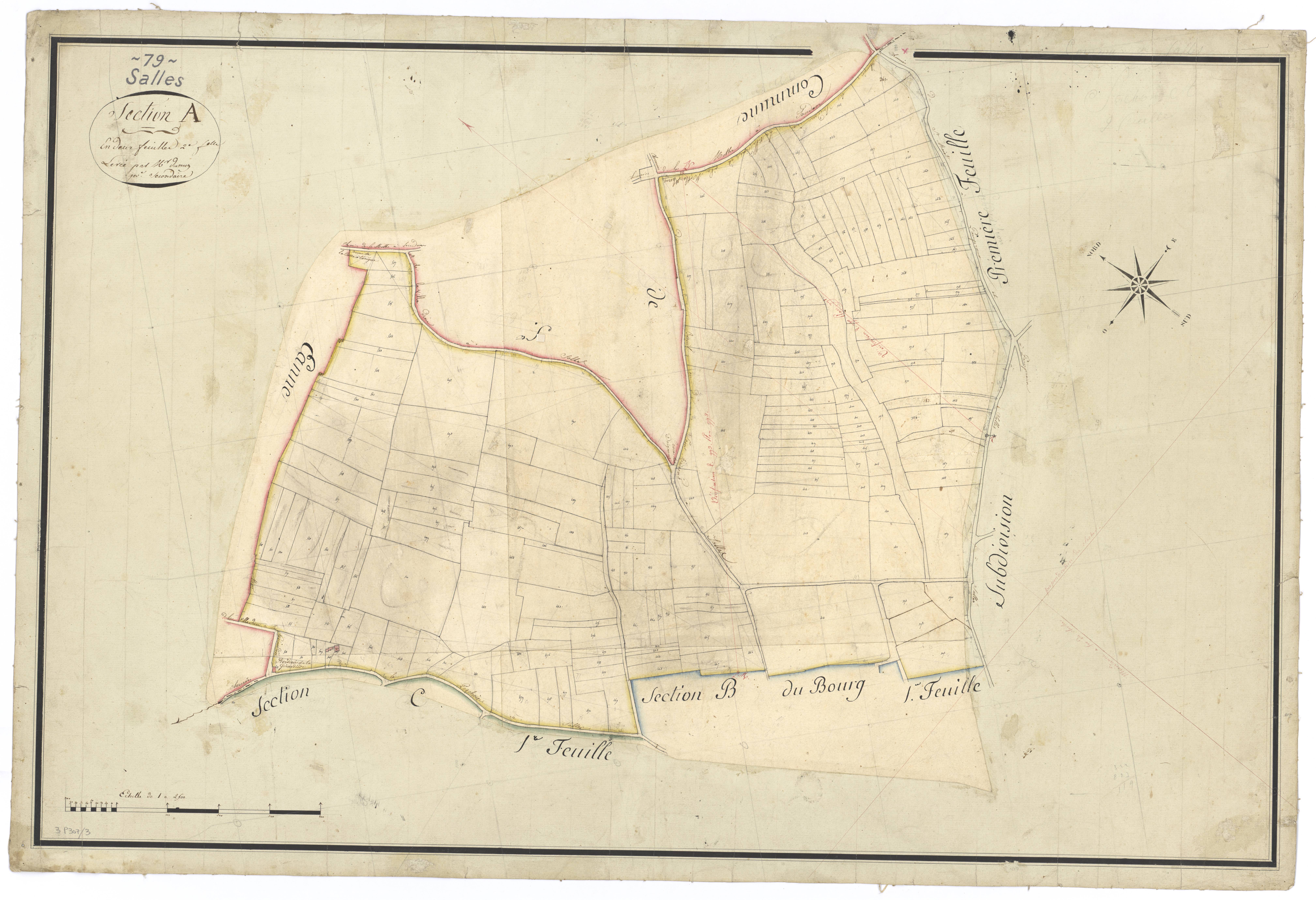 Salles - FRAD079_CADASTRE_NAPOLEONIEN Section A2