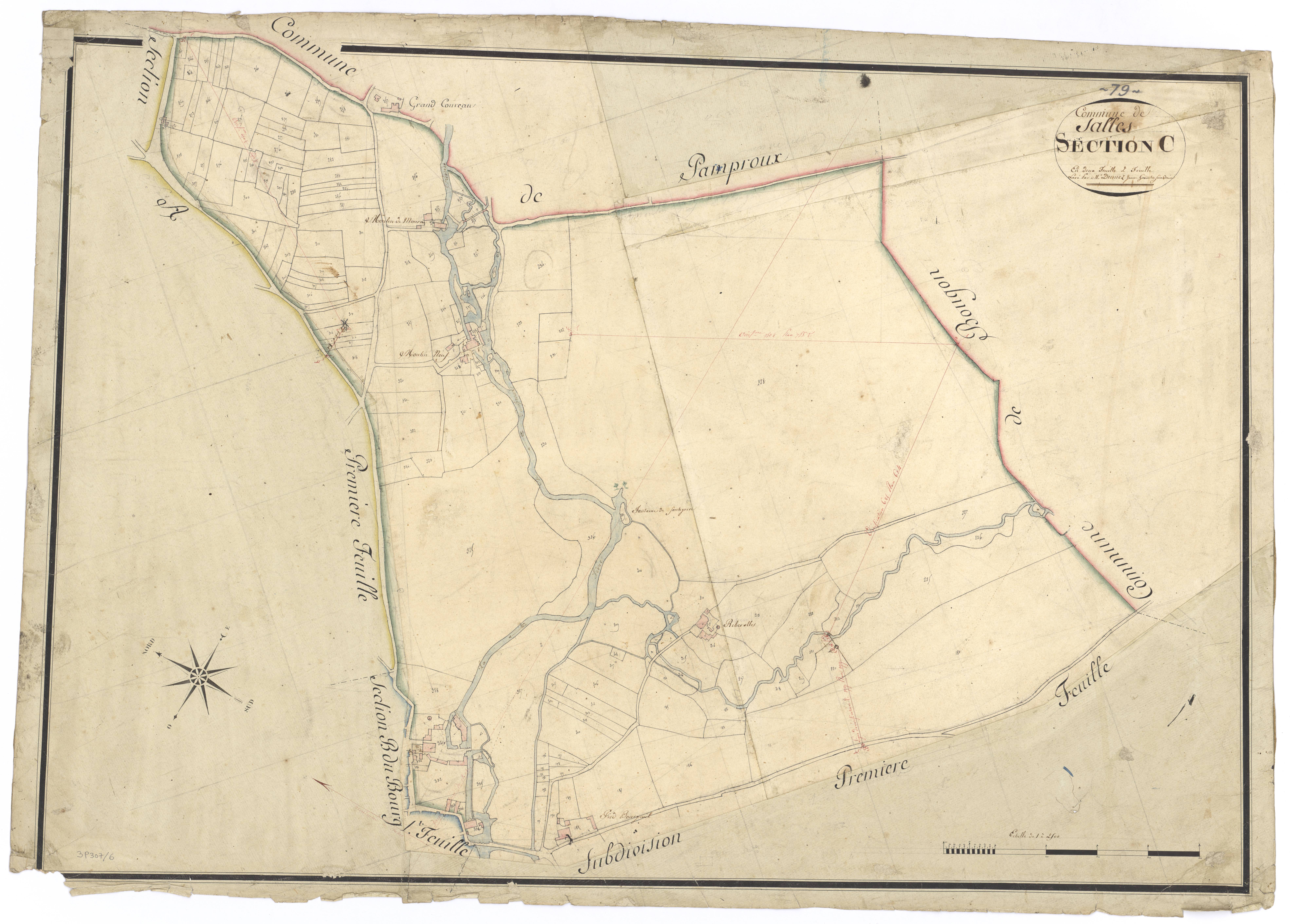 Salles - FRAD079_CADASTRE_NAPOLEONIEN Section C2