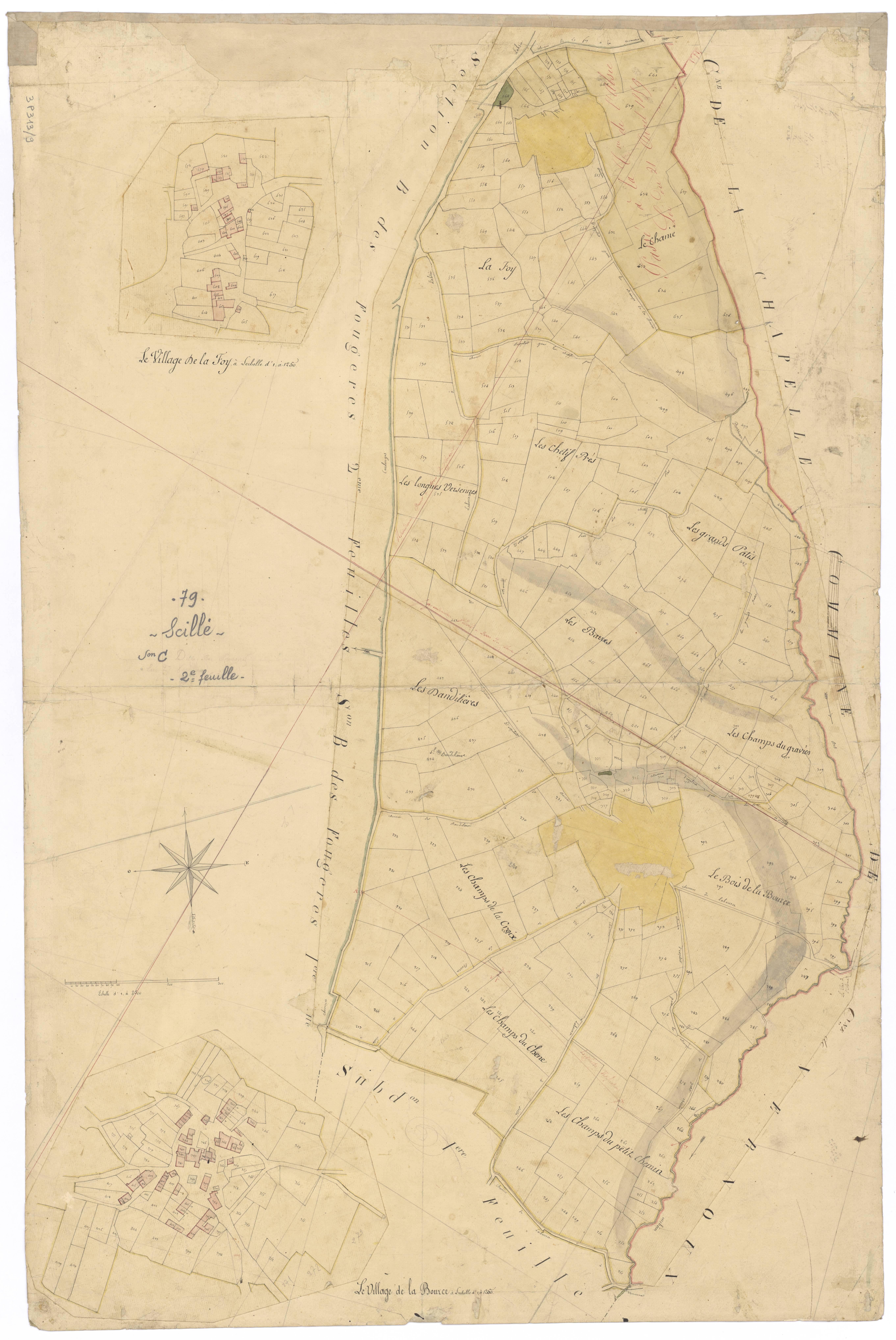 Scillé - FRAD079_CADASTRE_NAPOLEONIEN Section C2 dite du Bourg