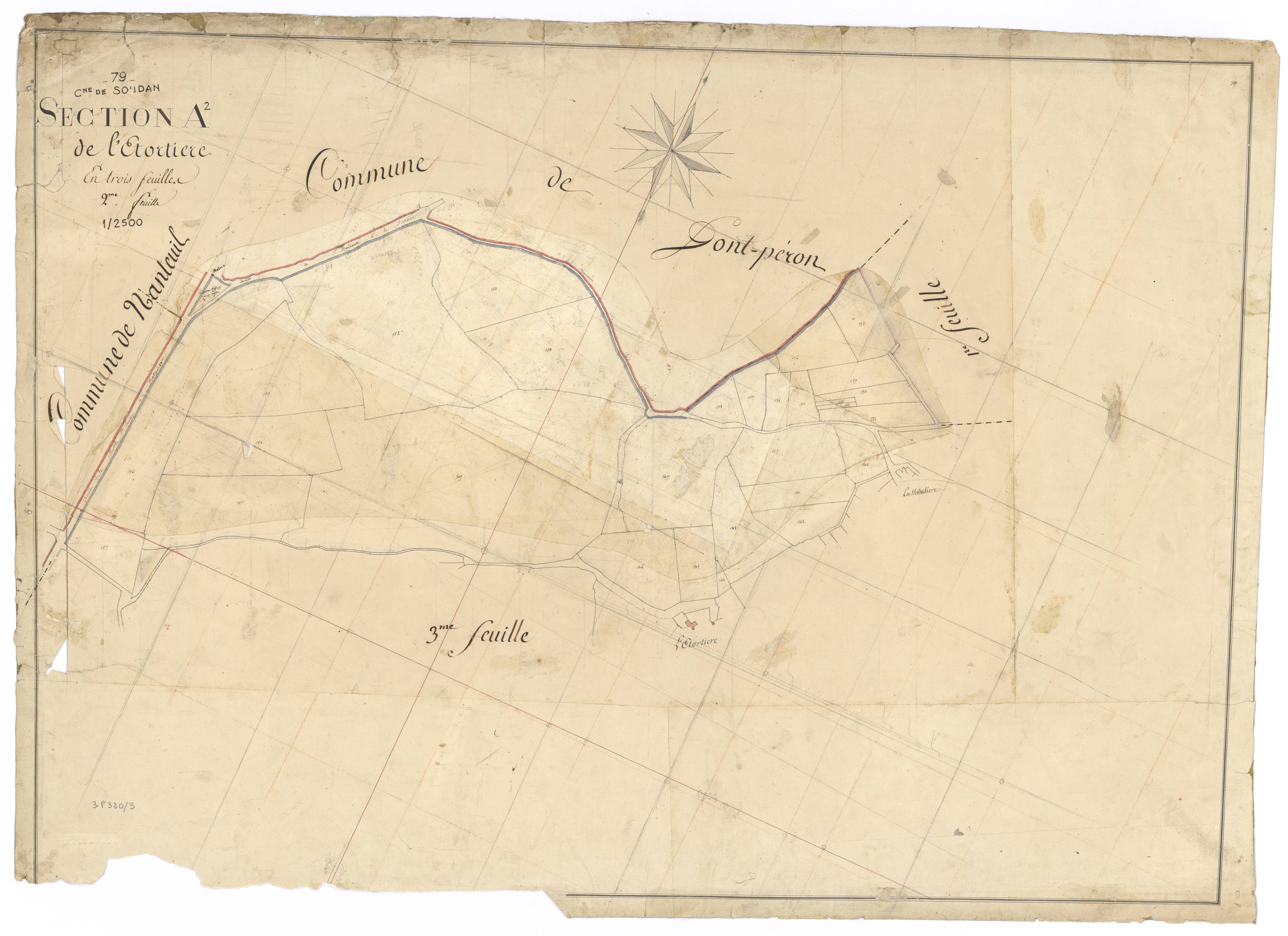 Soudan - FRAD079_CADASTRE_NAPOLEONIEN Section A2 dite de l'Etortiere 