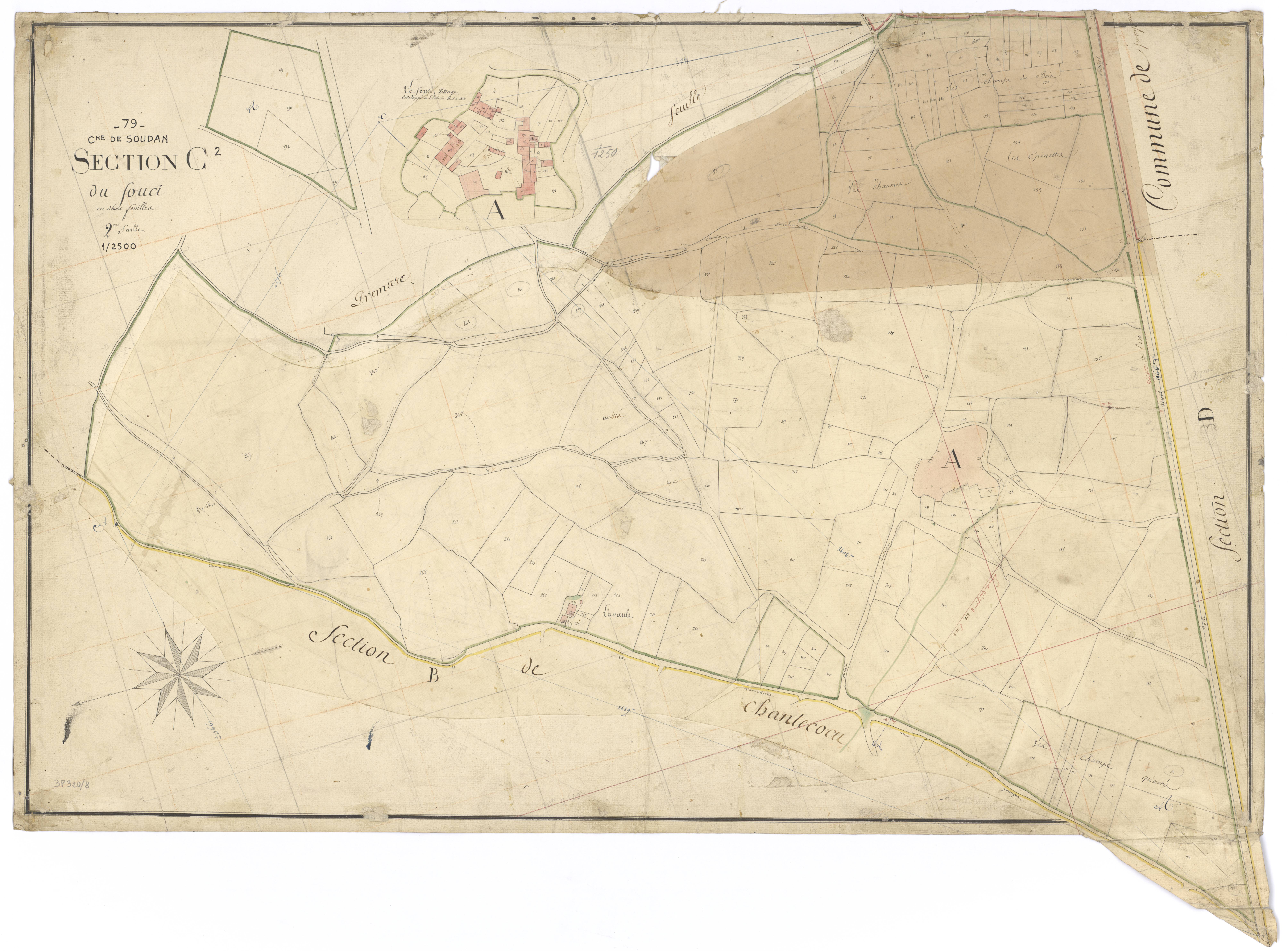 Soudan - FRAD079_CADASTRE_NAPOLEONIEN Section C2 dite du Souci 