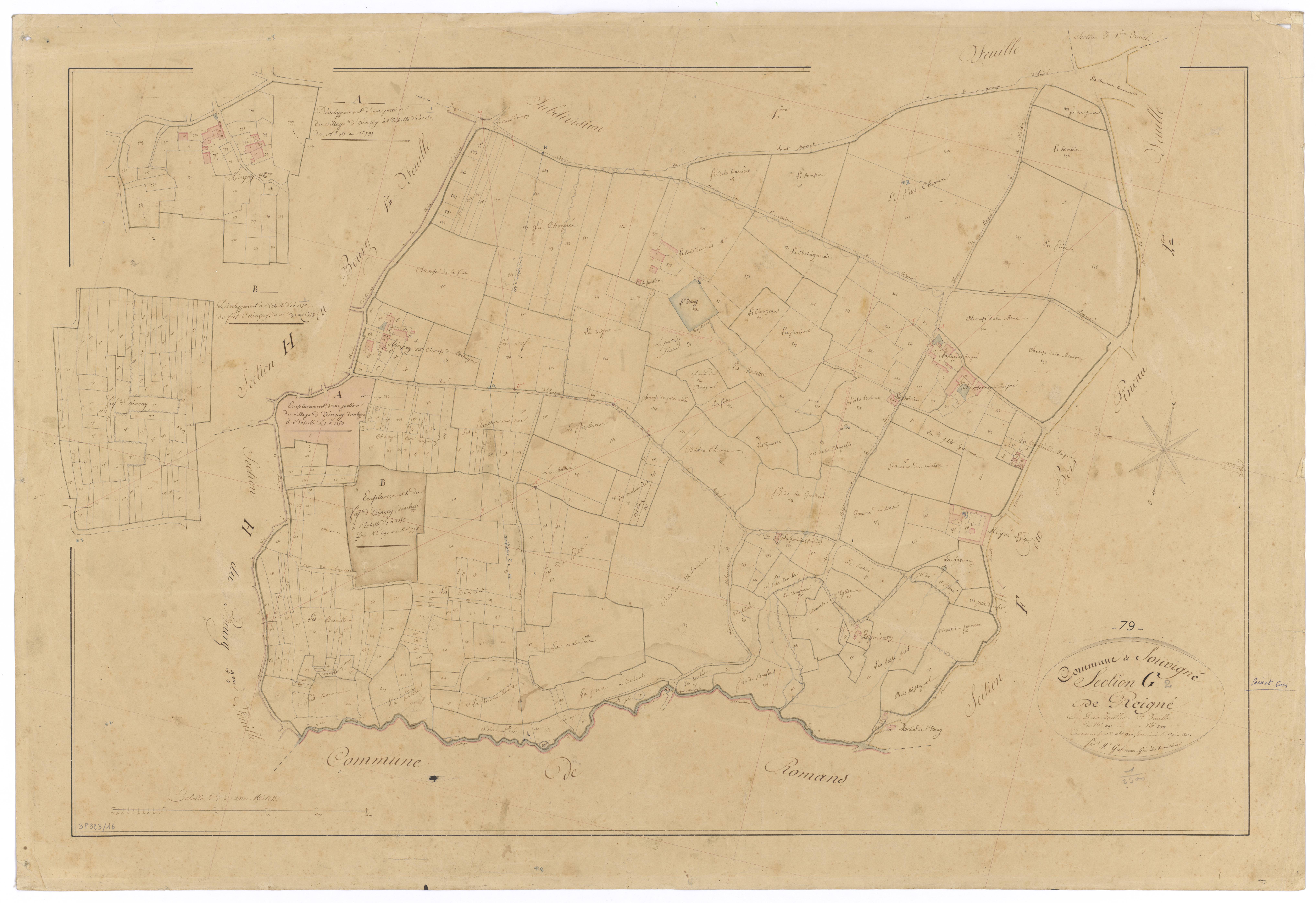 Souvigné - FRAD079_CADASTRE_NAPOLEONIEN Section G2 dite de Reigné 