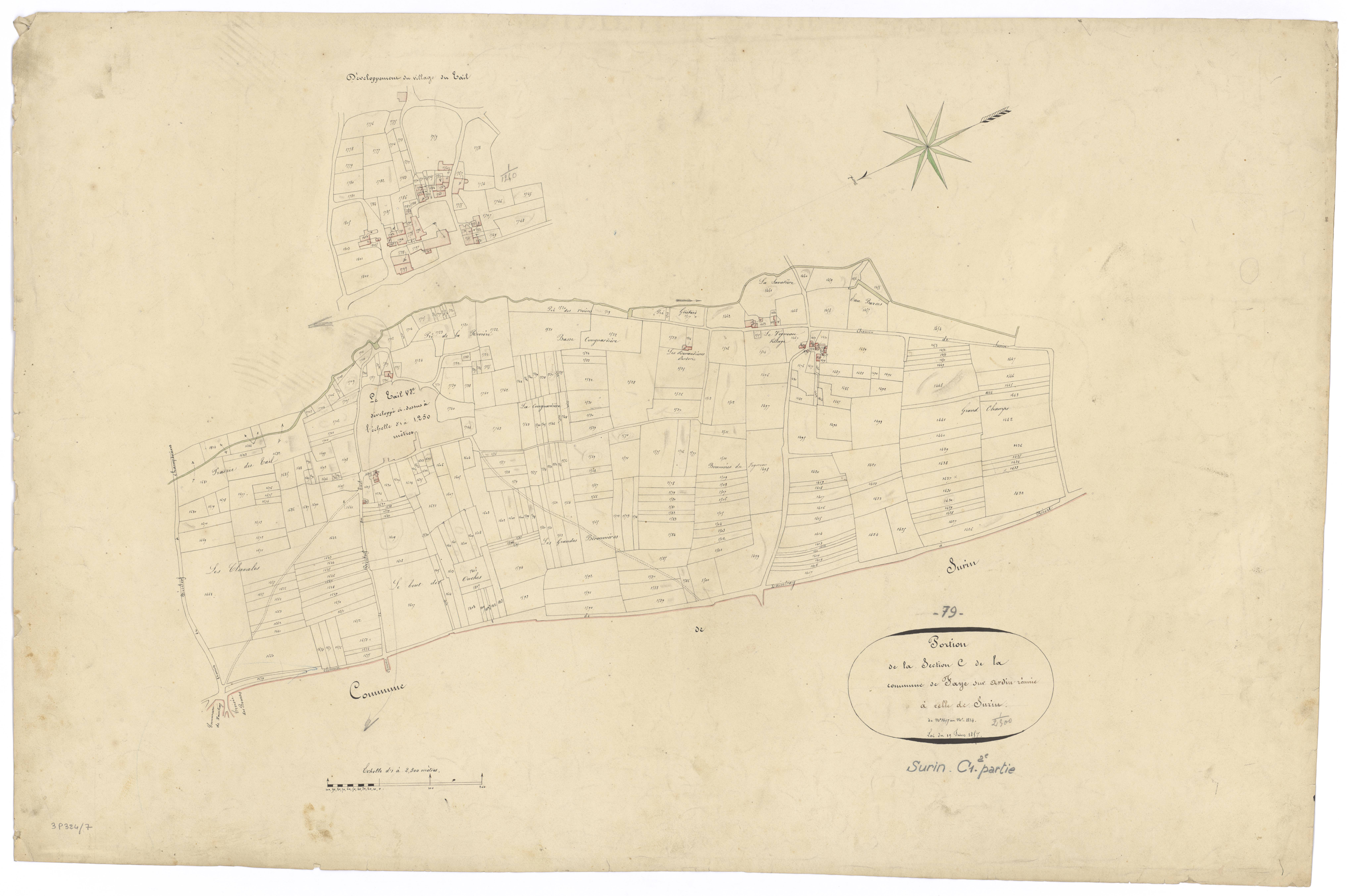 Surin - FRAD079_CADASTRE_NAPOLEONIEN Section C1 n°2 