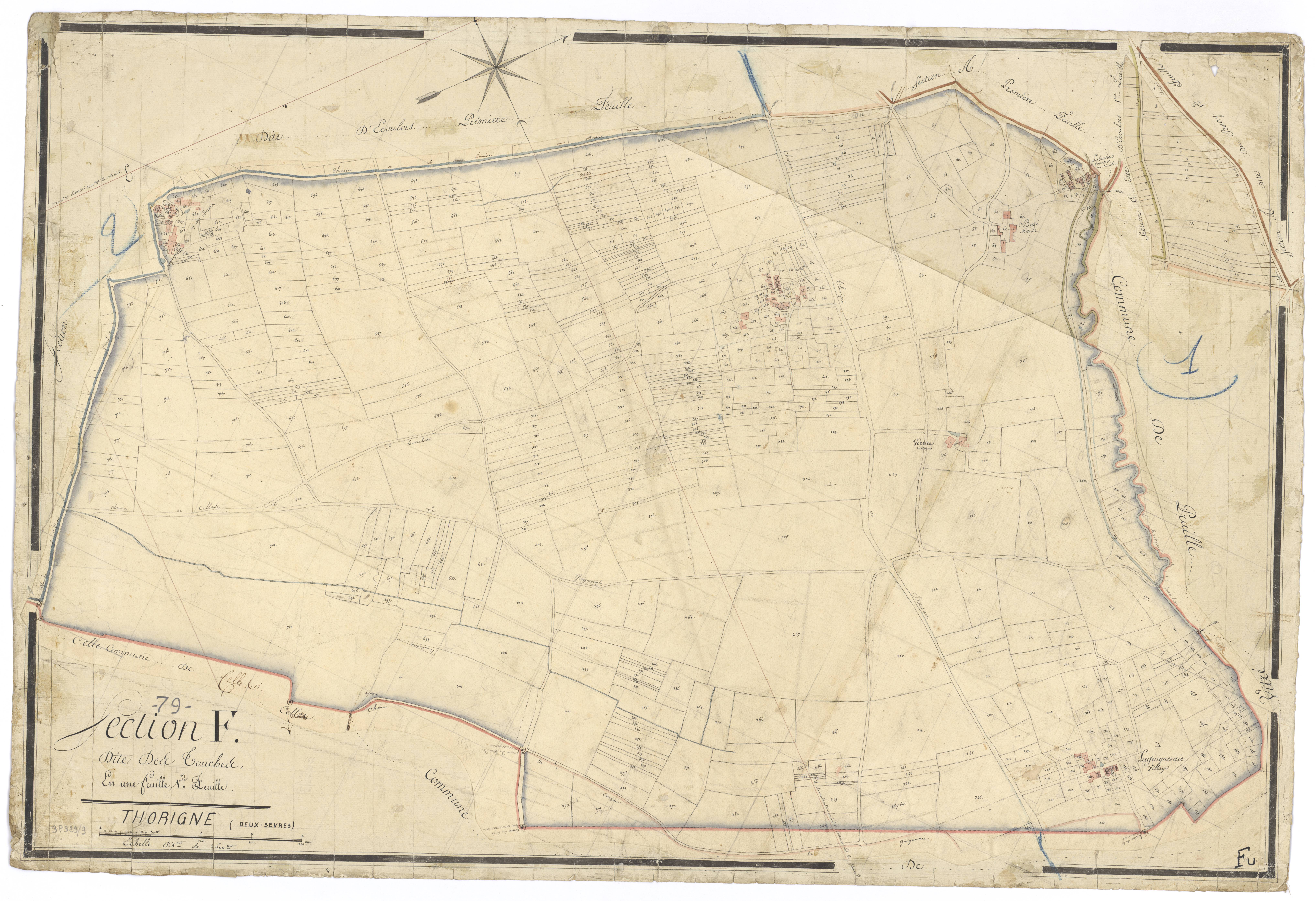 Thorigné - FRAD079_CADASTRE_NAPOLEONIEN Section F dite des Touches