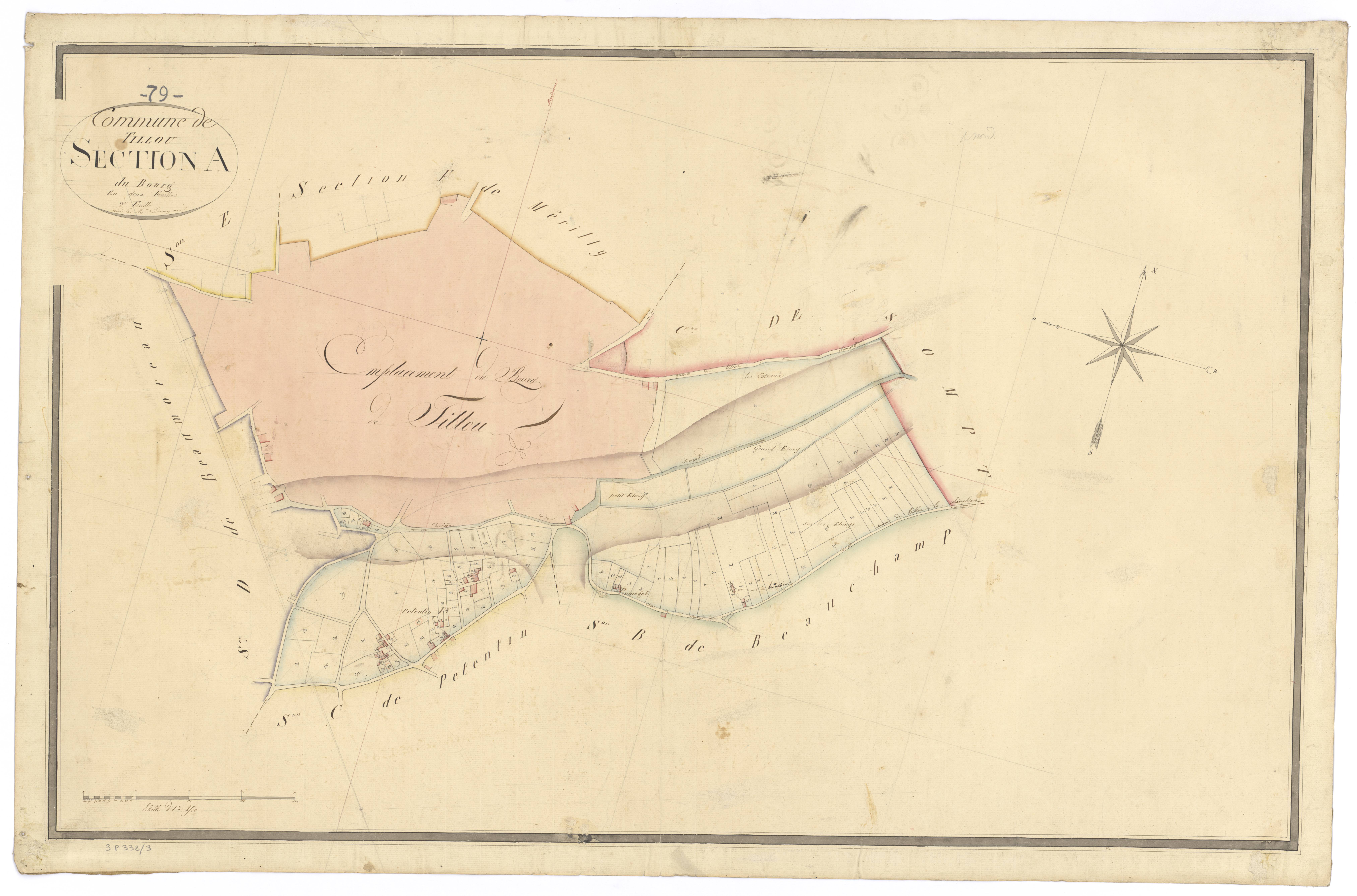 Tillou - FRAD079_CADASTRE_NAPOLEONIEN Section A2 dite du Bourg 