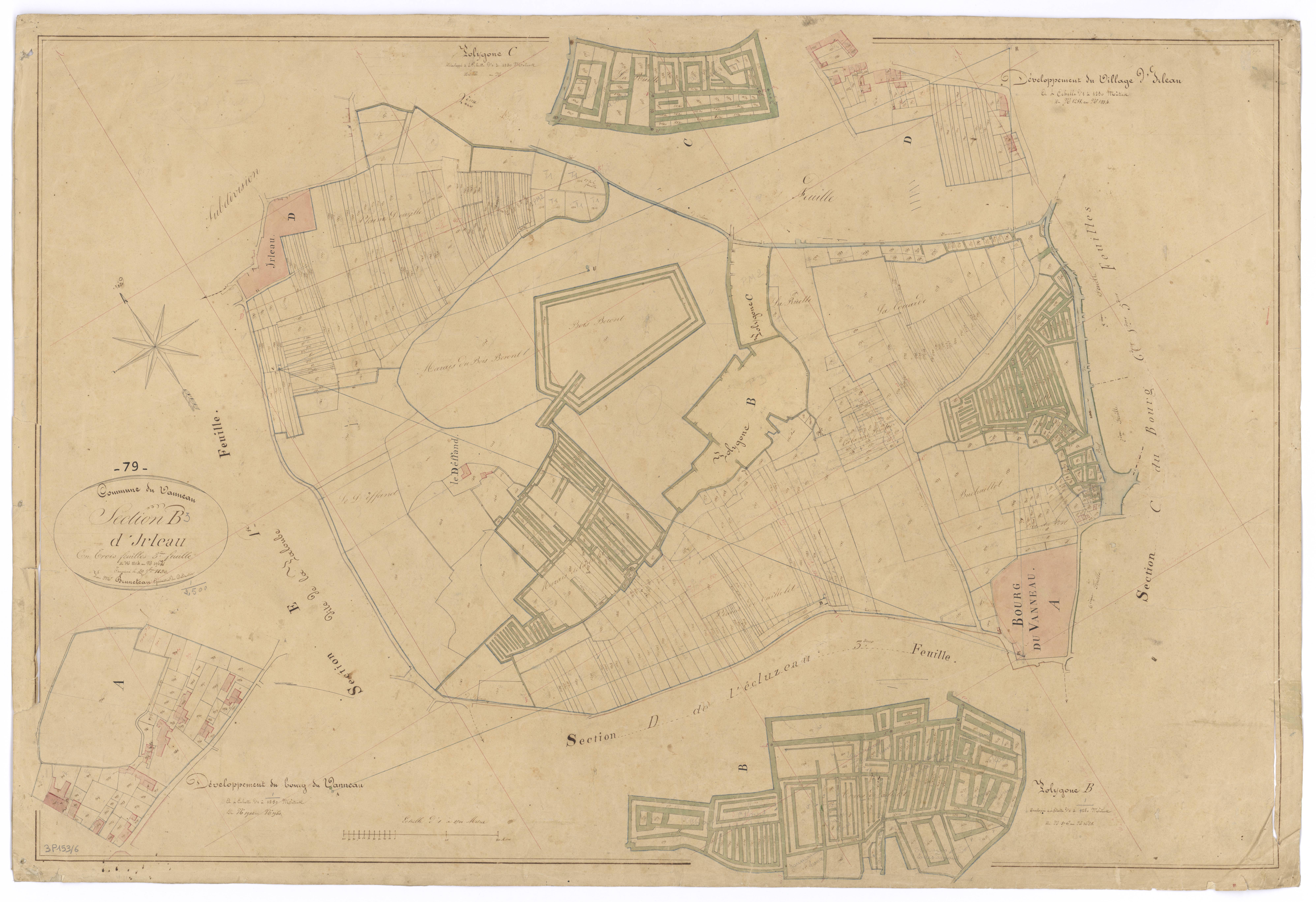 Le Vanneau-Irleau - FRAD079_CADASTRE_NAPOLEONIEN Section B3 dite d'Irleau 