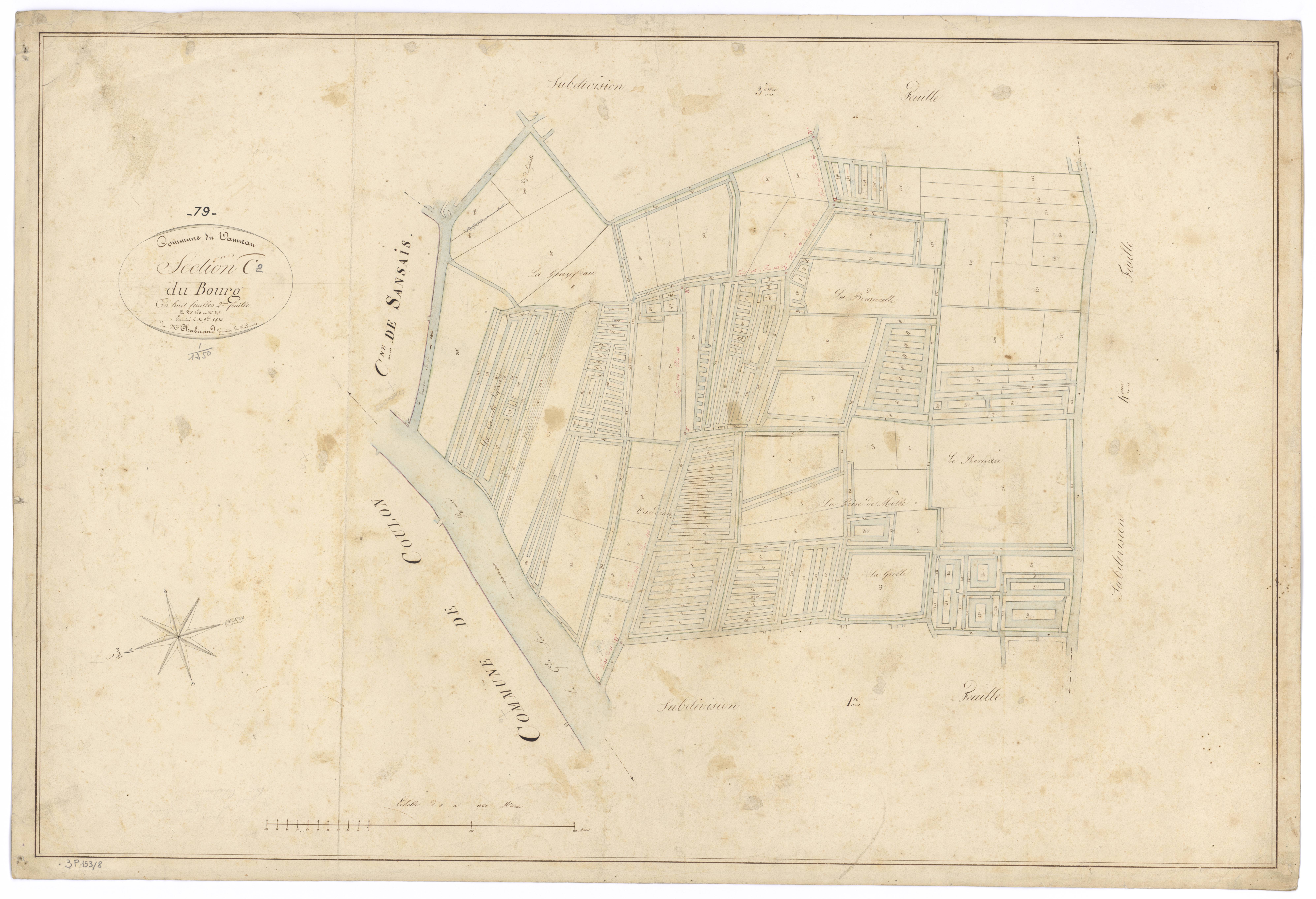 Le Vanneau-Irleau - FRAD079_CADASTRE_NAPOLEONIEN Section C2 dite du Bourg 