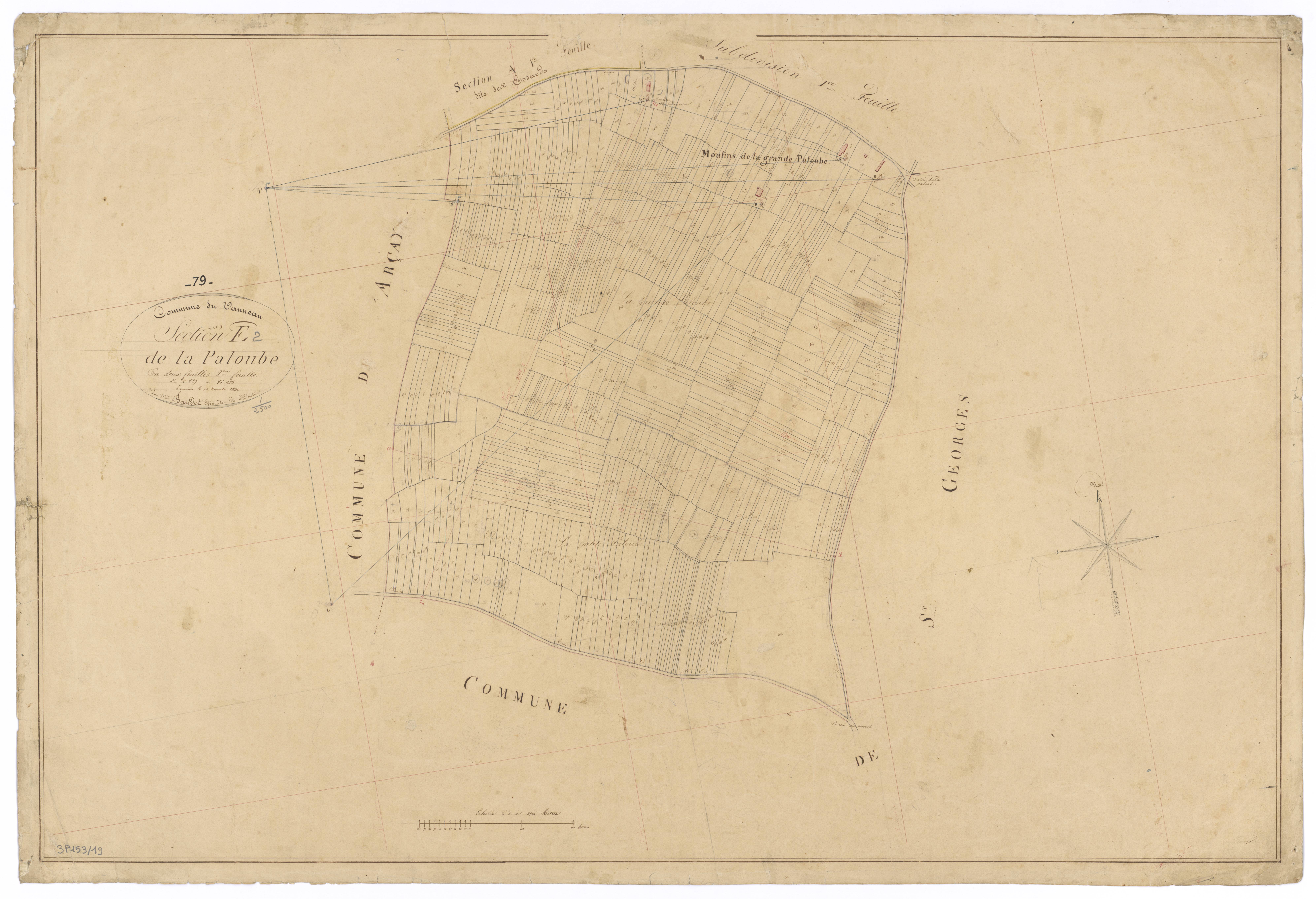 Le Vanneau-Irleau - FRAD079_CADASTRE_NAPOLEONIEN Section E2 dite de la Paloube 