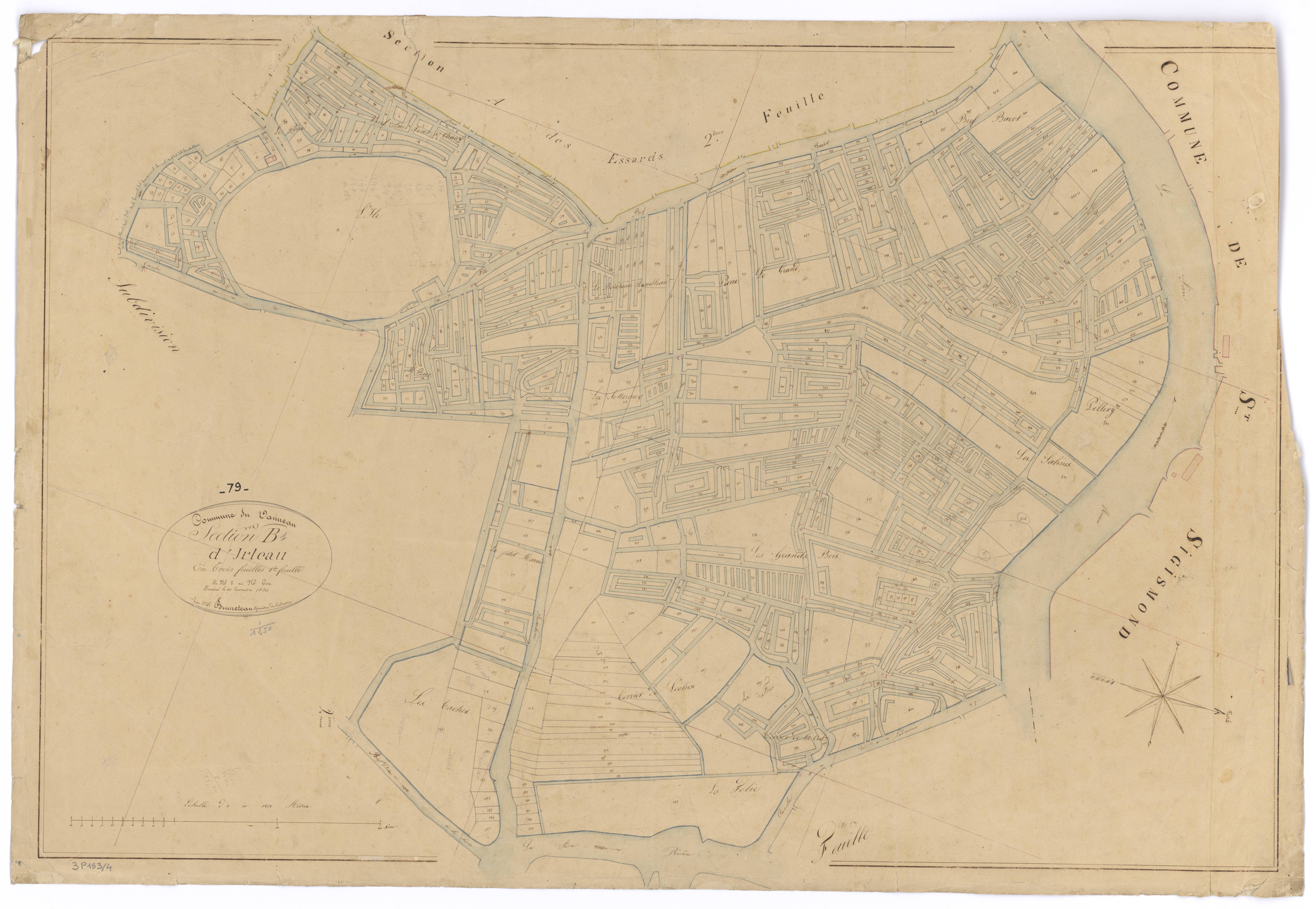 Le Vanneau-Irleau - FRAD079_CADASTRE_NAPOLEONIEN Section B1 dite d'Irleau 