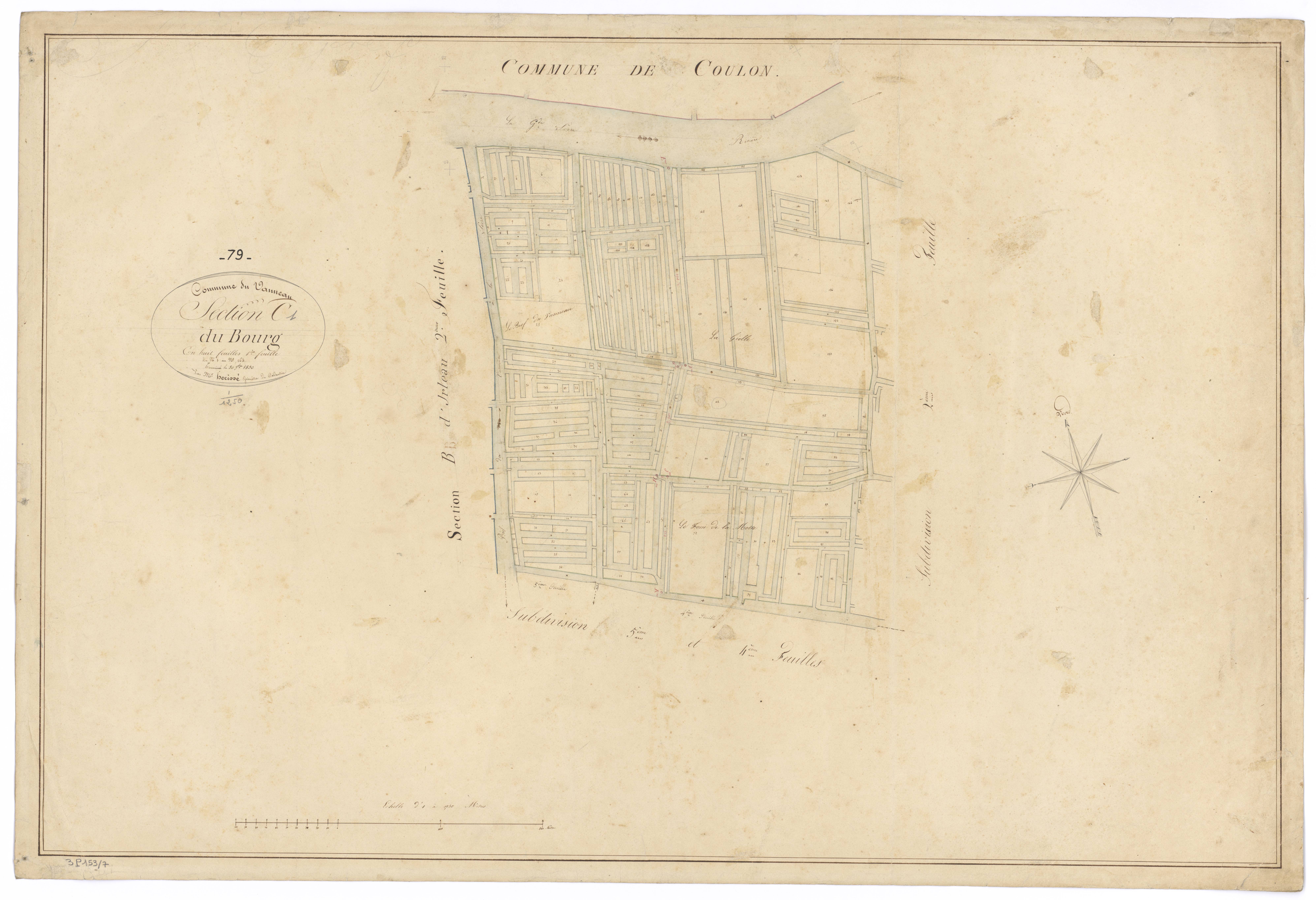 Le Vanneau-Irleau - FRAD079_CADASTRE_NAPOLEONIEN Section C1 dite du Bourg 