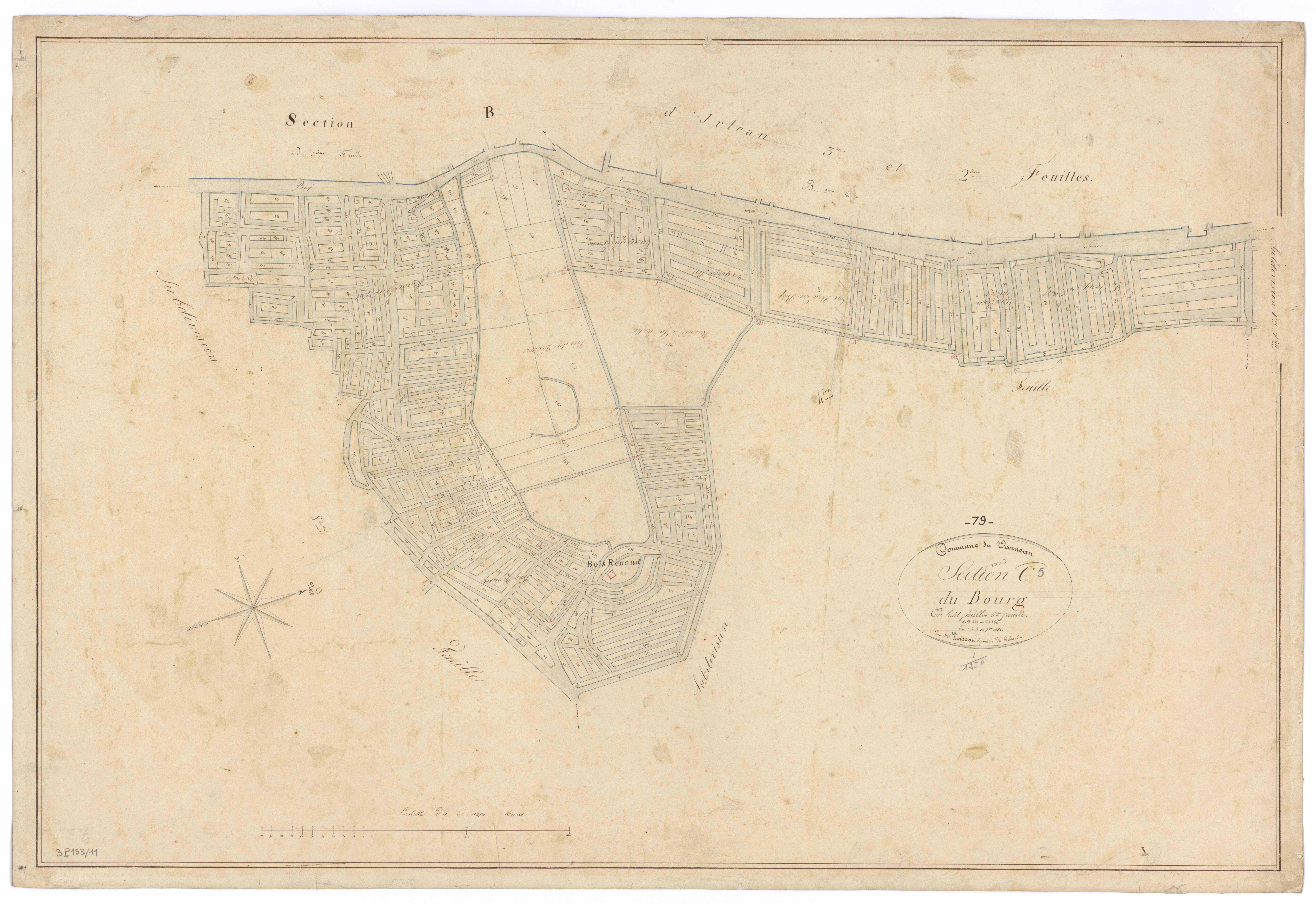 Le Vanneau-Irleau - FRAD079_CADASTRE_NAPOLEONIEN Section C5 dite du Bourg 