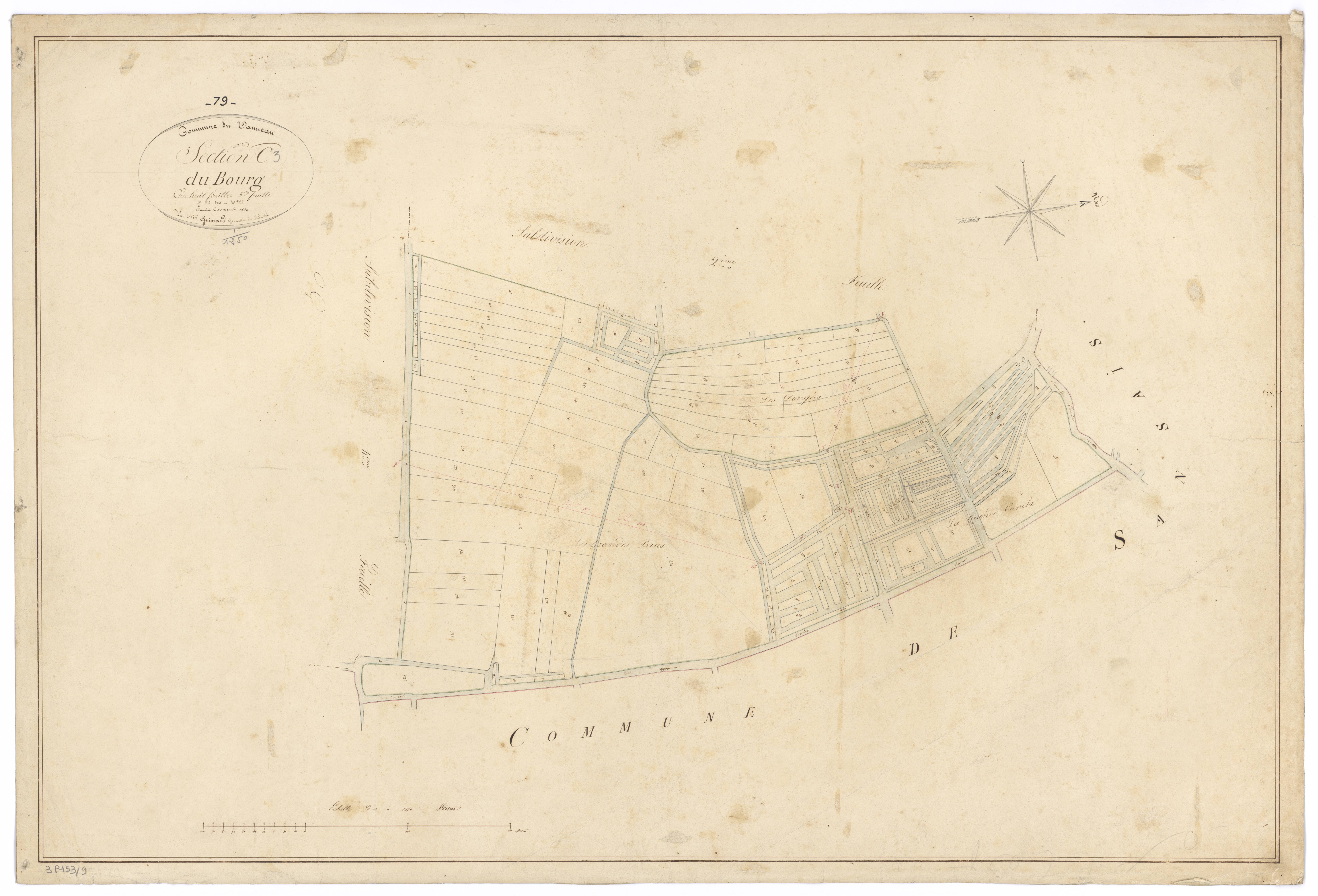 Le Vanneau-Irleau - FRAD079_CADASTRE_NAPOLEONIEN Section C3 dite du Bourg 