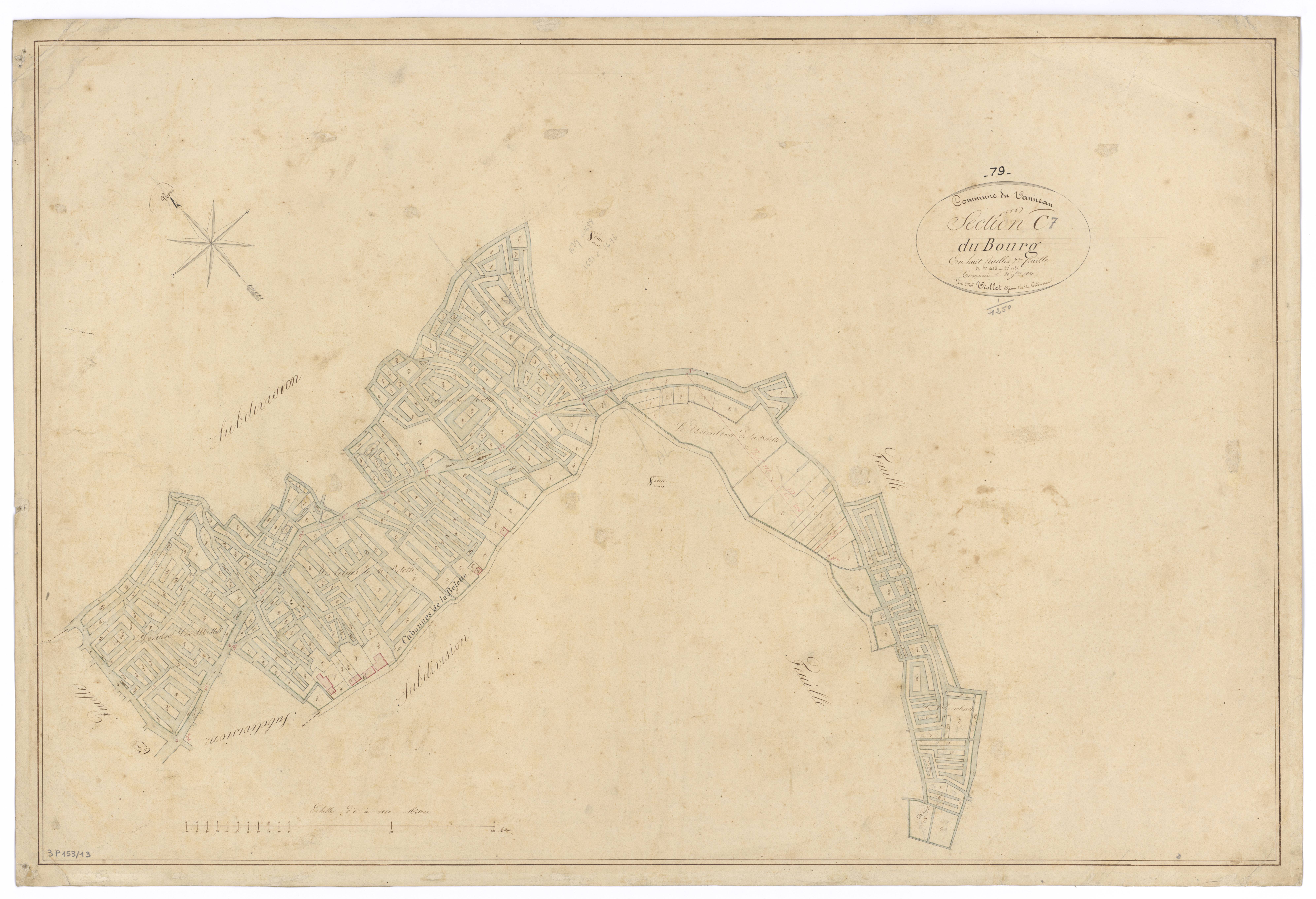 Le Vanneau-Irleau - FRAD079_CADASTRE_NAPOLEONIEN Section C7 dite du Bourg 