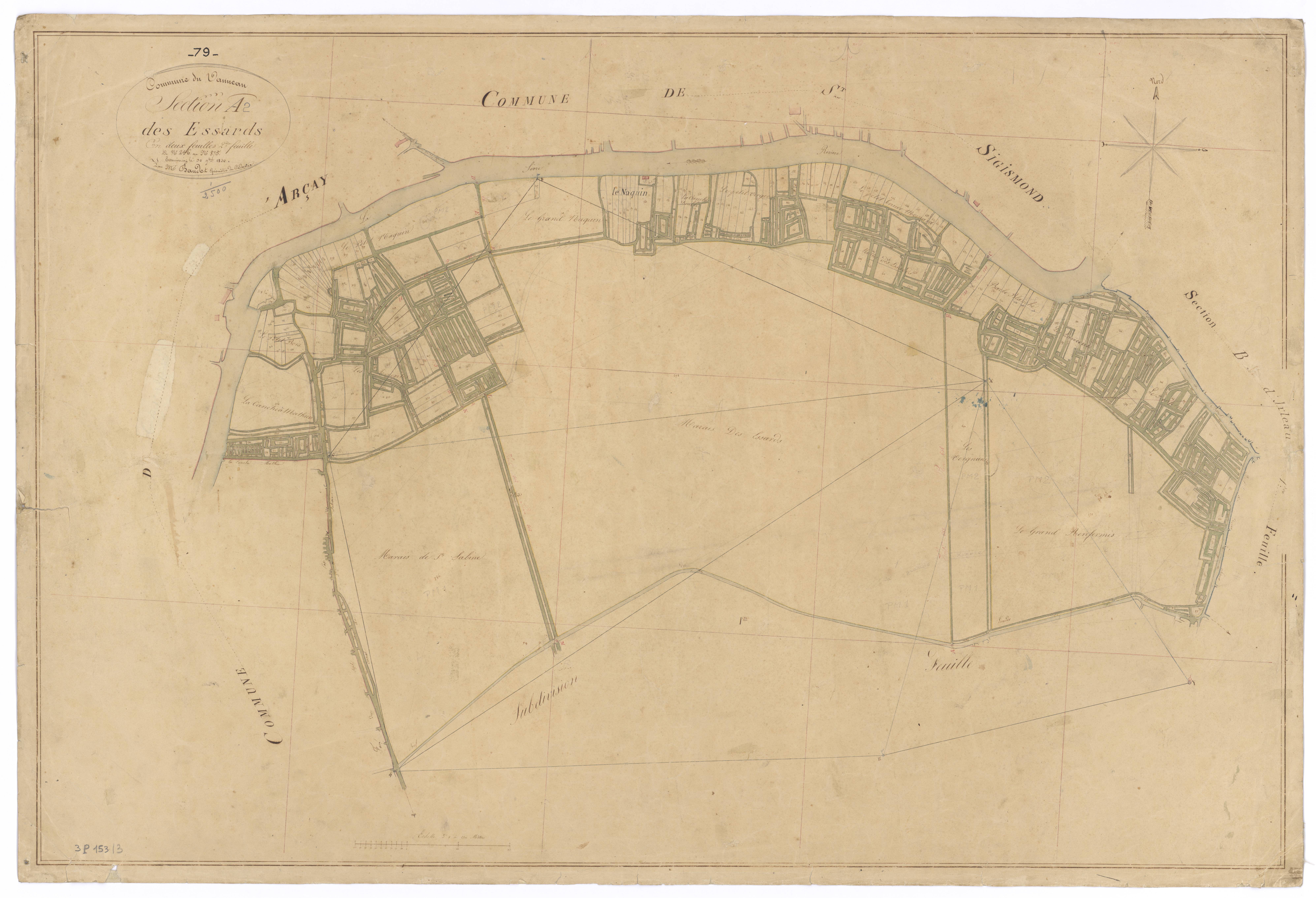 Le Vanneau-Irleau - FRAD079_CADASTRE_NAPOLEONIEN Section A2 dite des Essards 