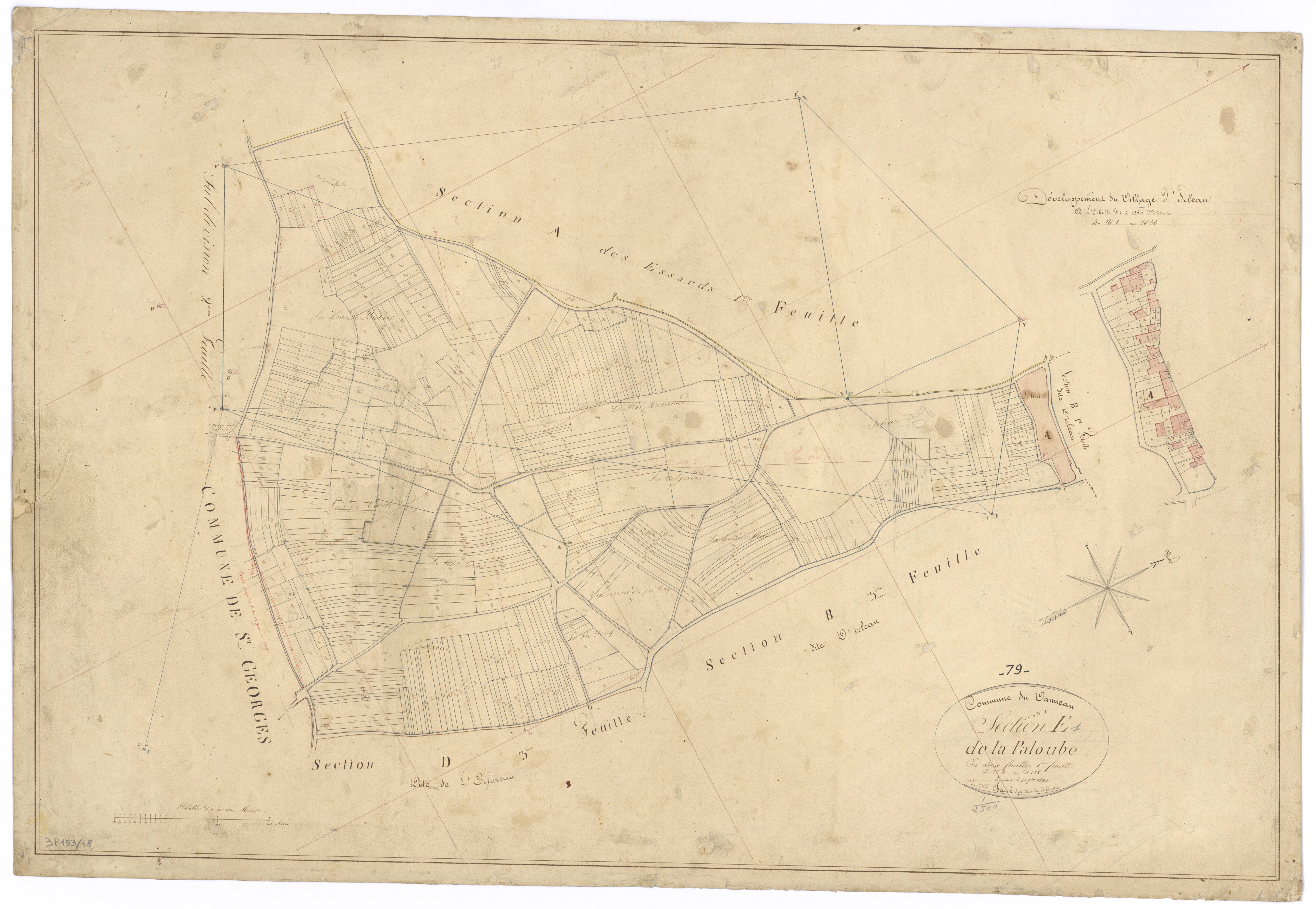 Le Vanneau-Irleau - FRAD079_CADASTRE_NAPOLEONIEN Section E1 dite de la Paloube 